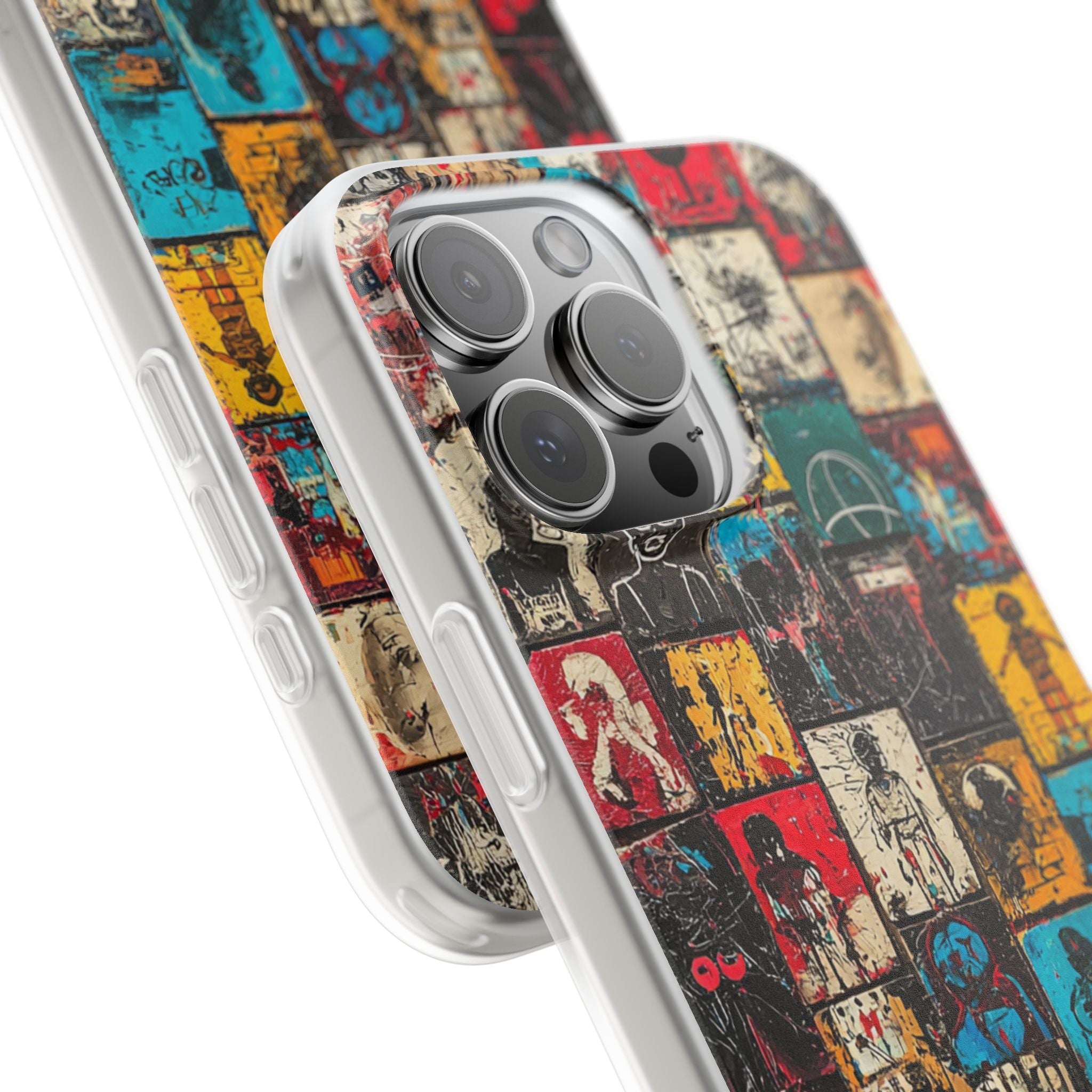 Figured Grid iPhone 16 Pro Max Skal - Mjuk