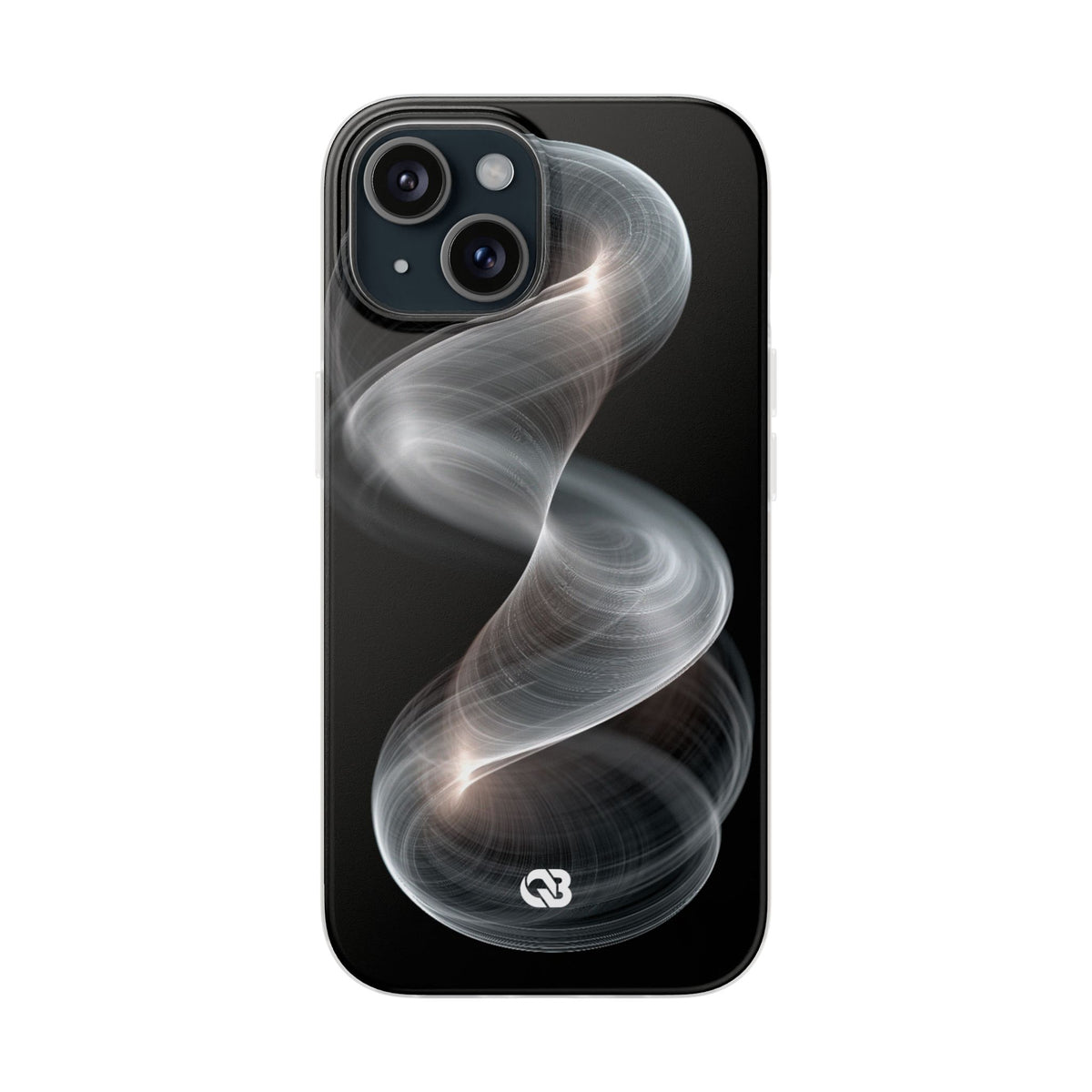 Luminous Vortex · Lite Phone Case for iPhone · Black