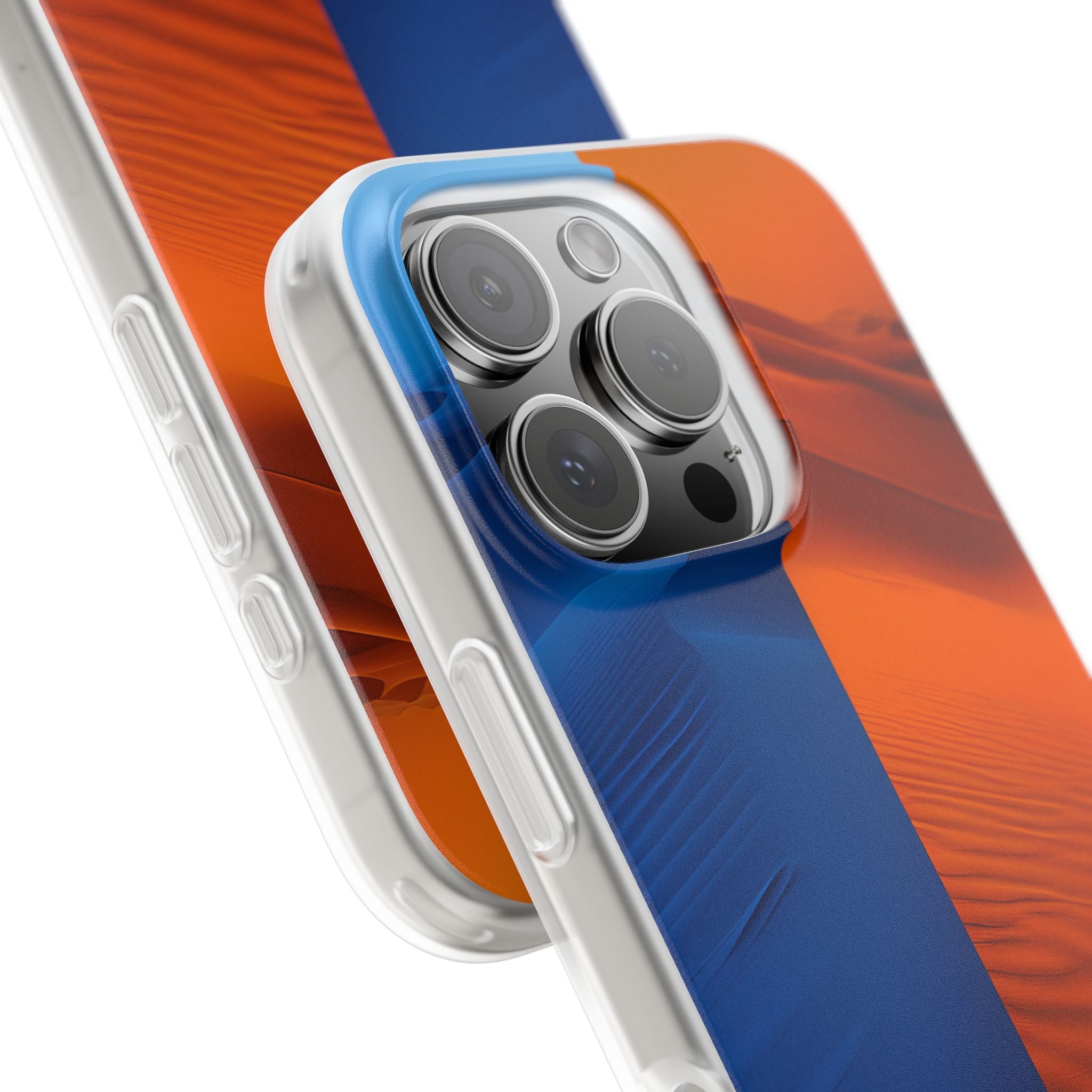 Split Dune Horizon · Soft Phone Case for iPhone