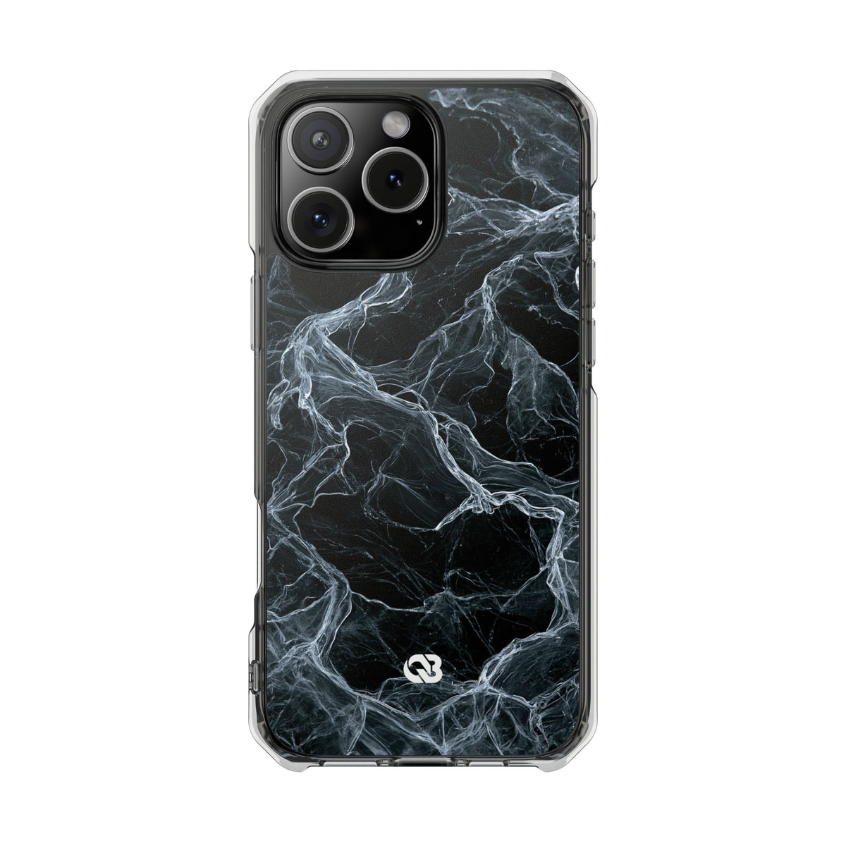 Arctic Gossamer · Clear Impact Magnetic Phone Case for iPhone · Black