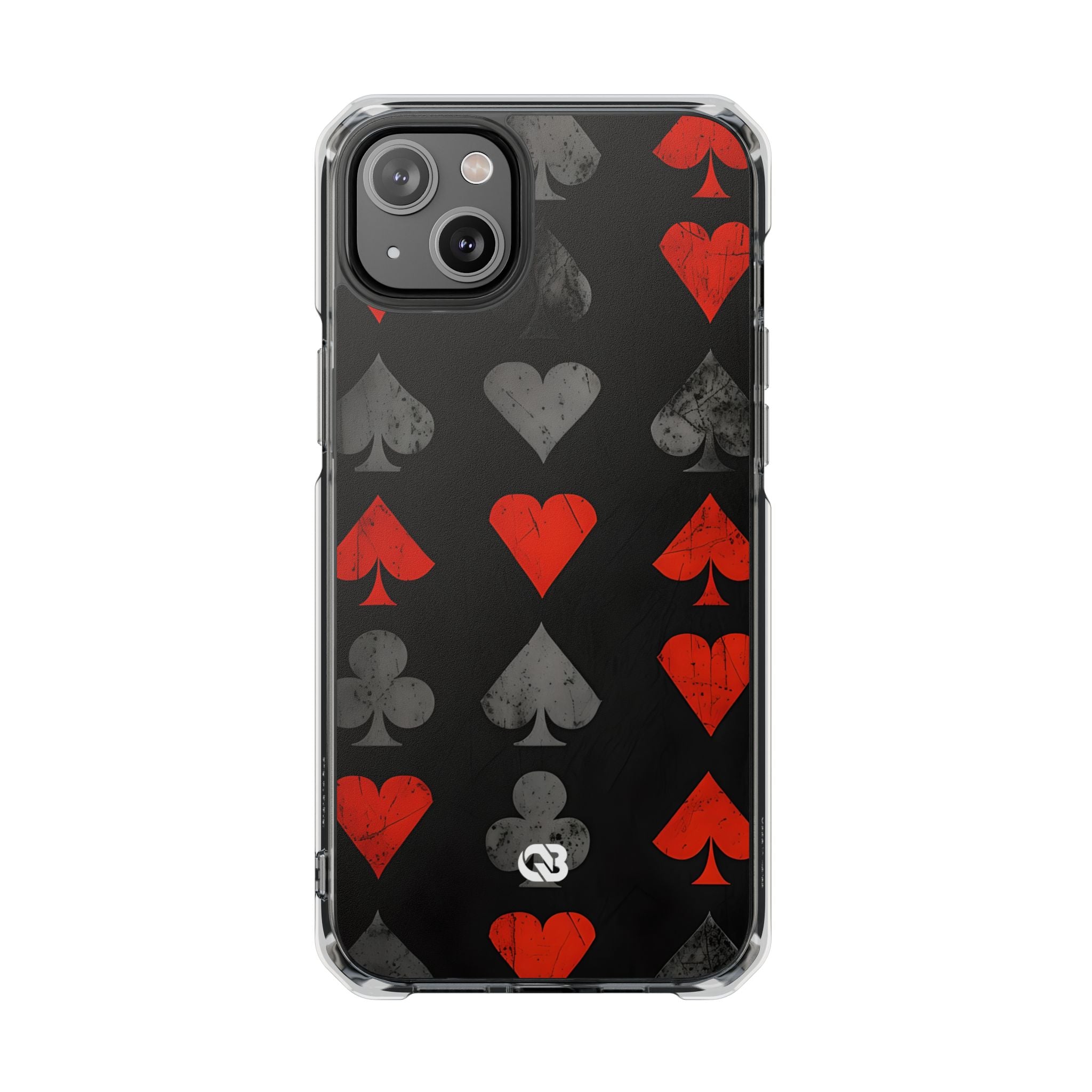 Crimson Ash Suits · Impact Hoesje voor iPhone · Magsafe