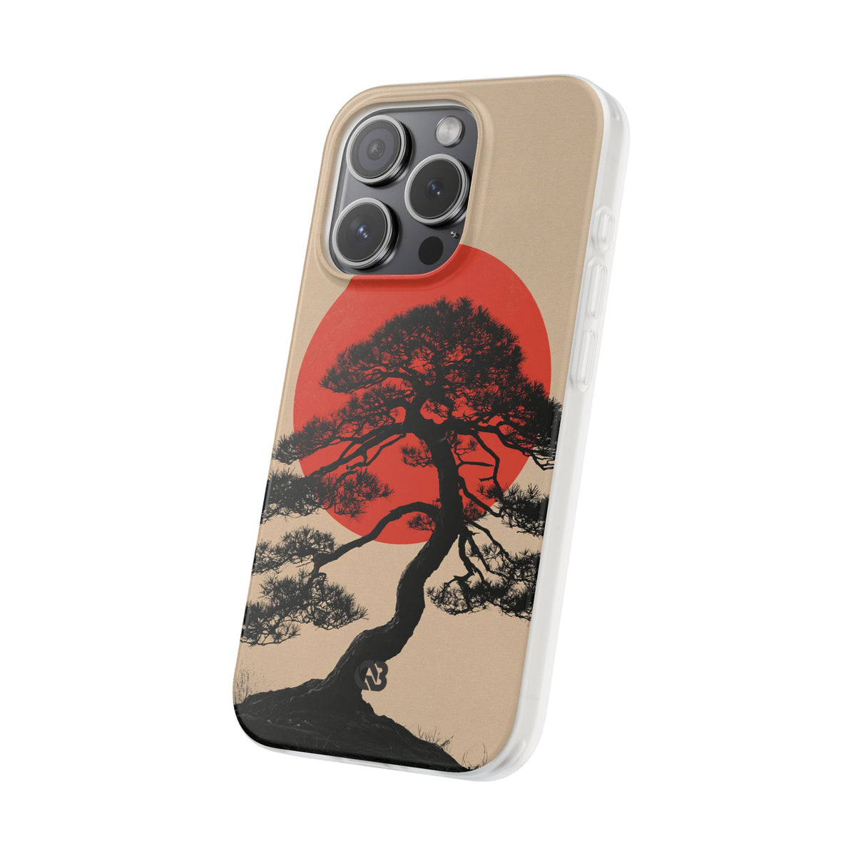 Crimson Pine Solitude · Lite Phone Case for iPhone · Beige