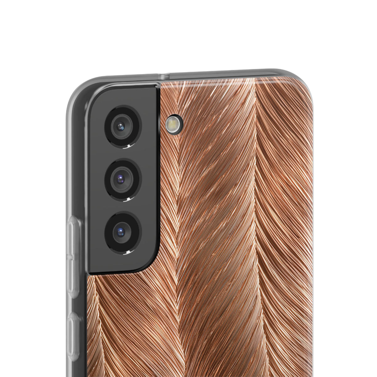Rose Gold Weave · Lite Phone Case for Samsung · Brown