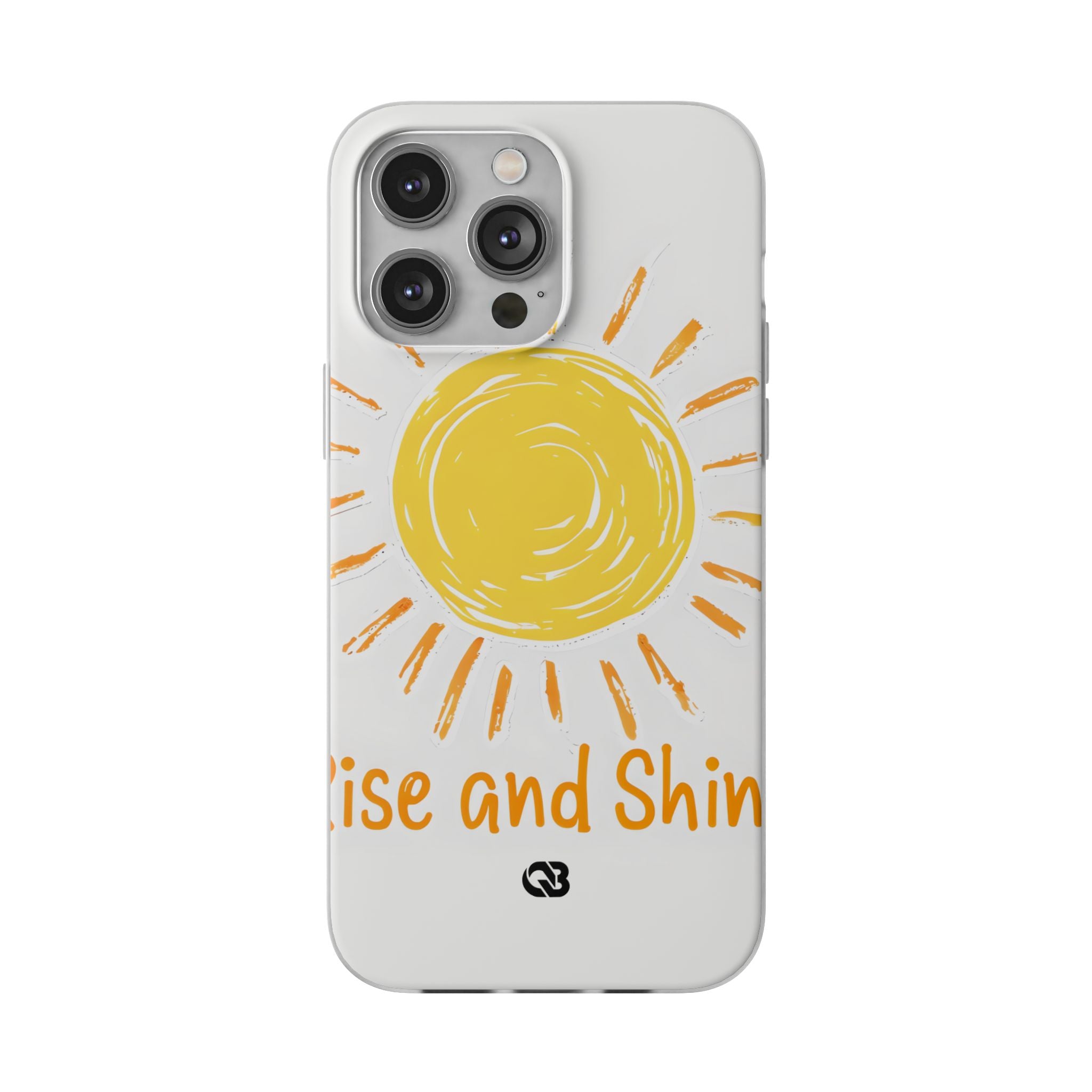 Amber Solar Glow · Soft Phone Case for iPhone