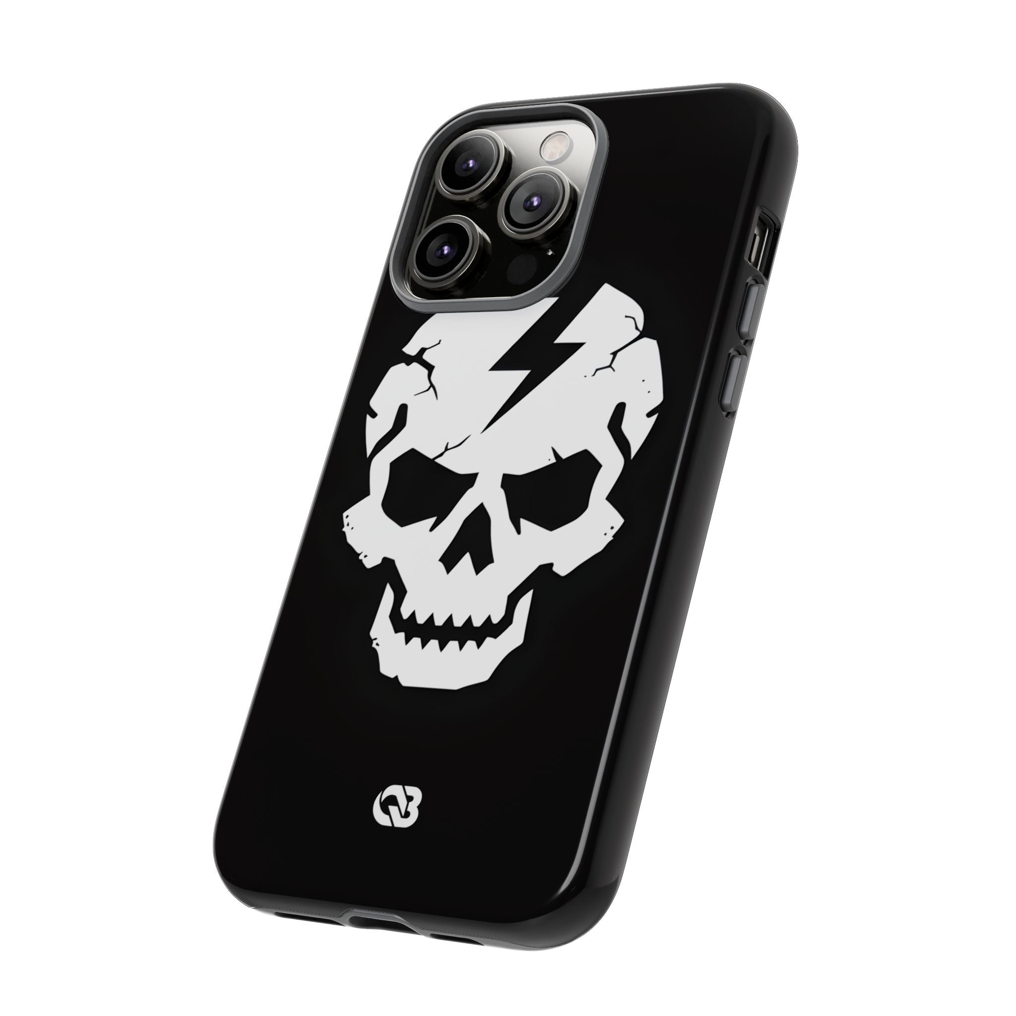 Shattered Bolt Skull · Tough Phone Case for iPhone