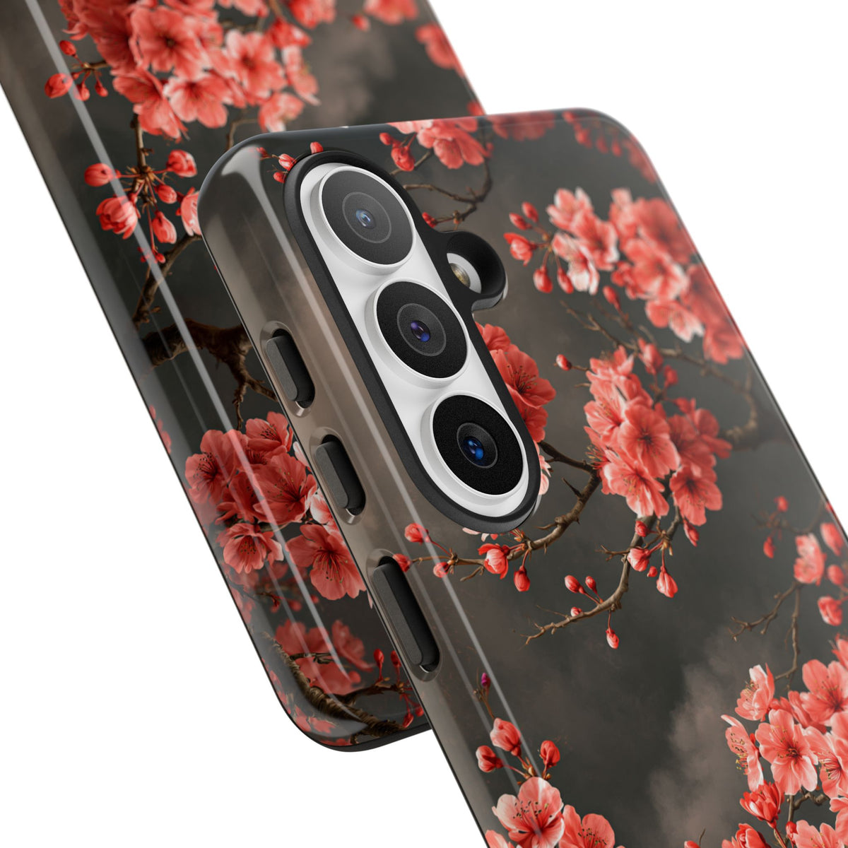 Dark Sakura Nocturne · Tough Phone Case for Samsung · Black