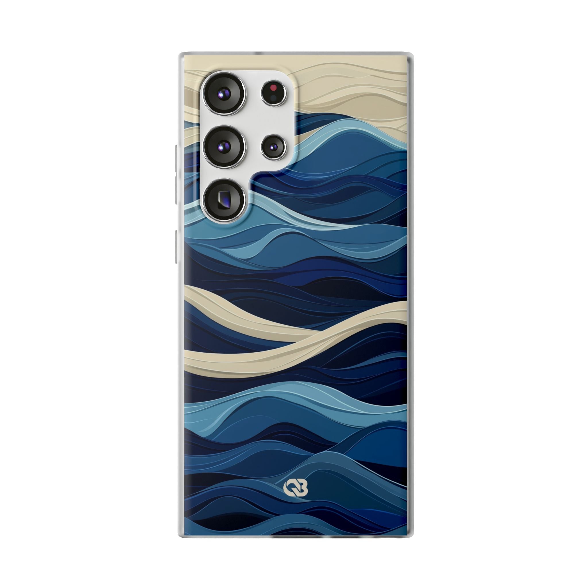 Cobalt Coast Layers · Soft Custodia per Samsung