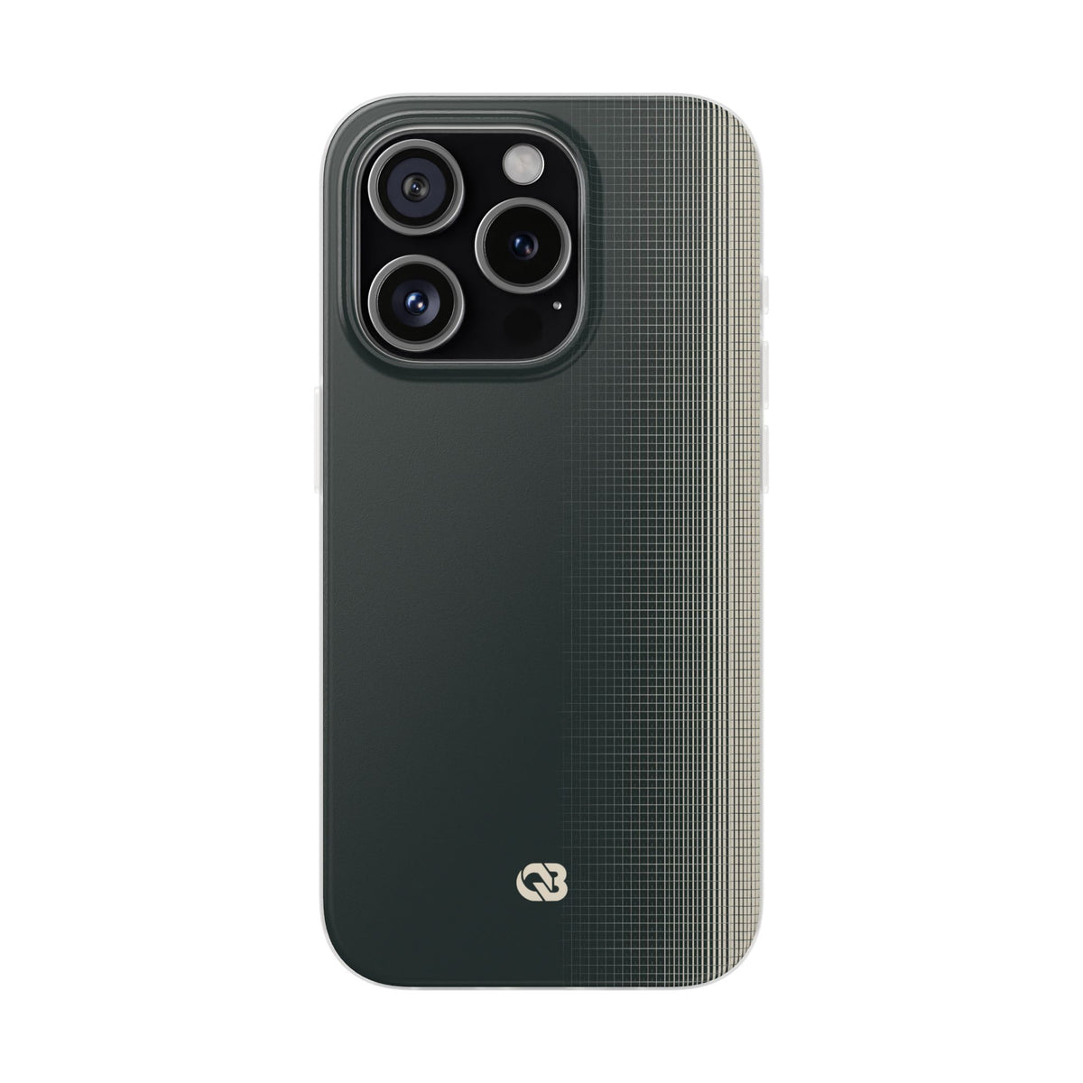 Grey Lite Phone Case for iPhone - Charcoal Tech Grid