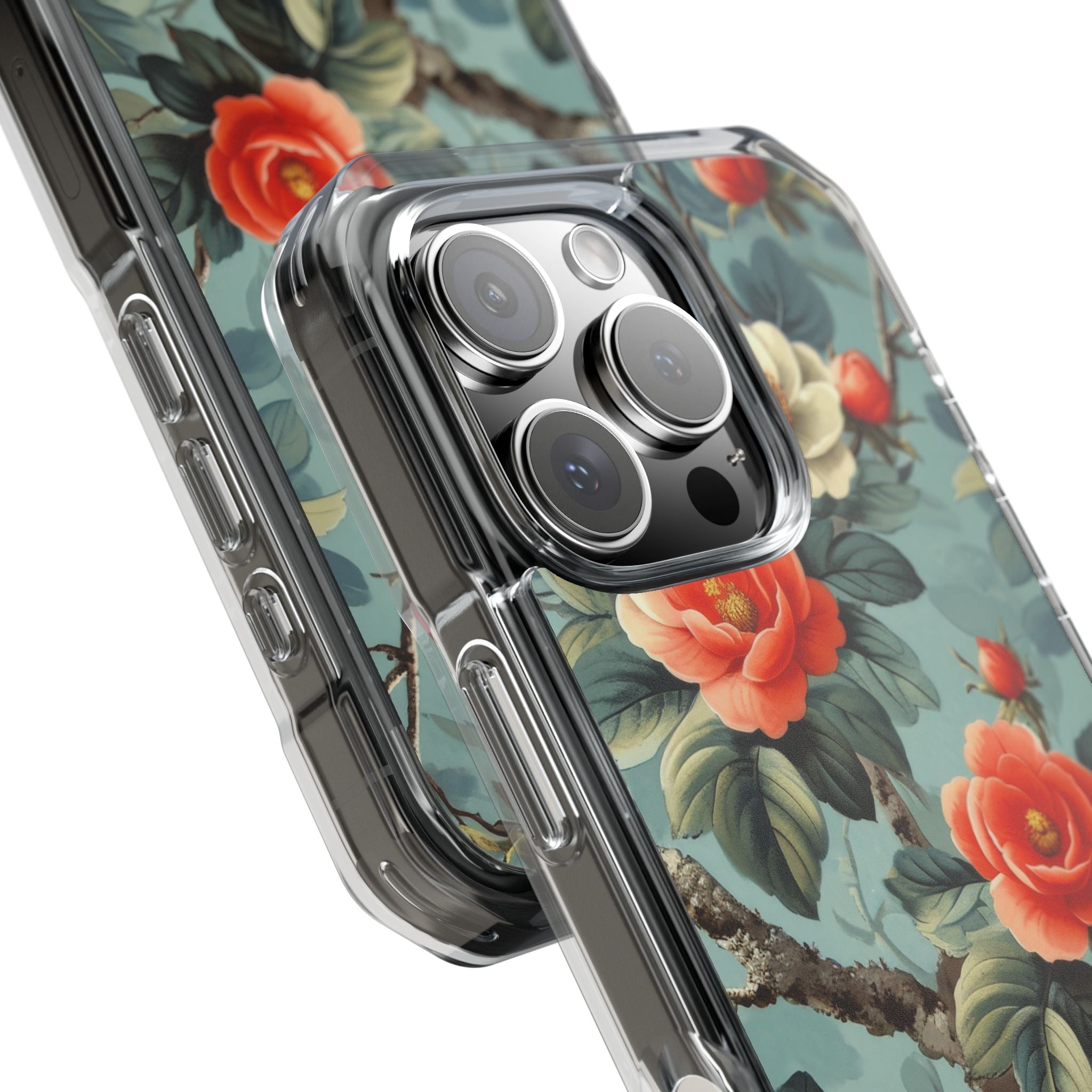 Coral Bloom iPhone 16 Pro Skal - Impact