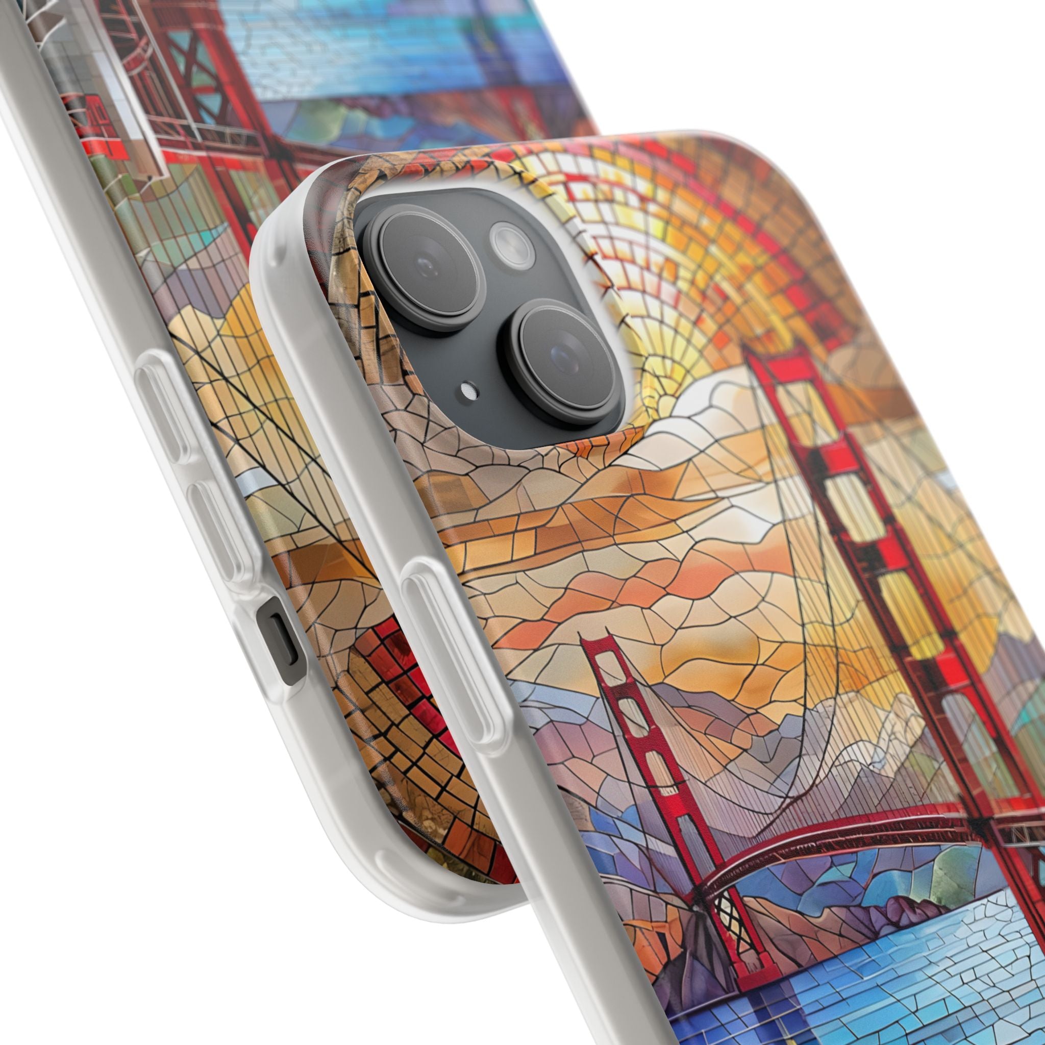 Crimson Arch Coast · Soft Custodia per iPhone