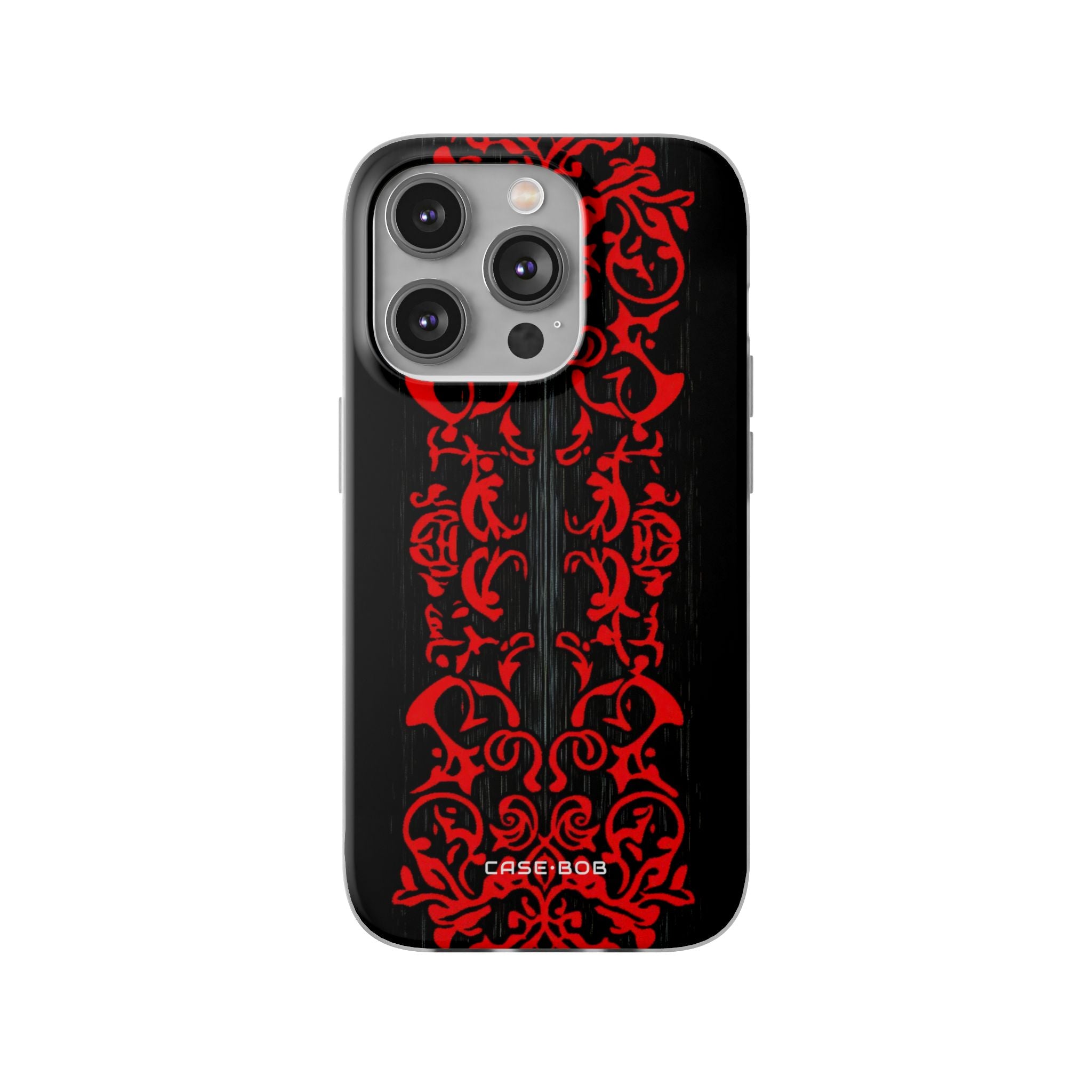 Crimson Spiral iPhone 14 Pro Case - Soft