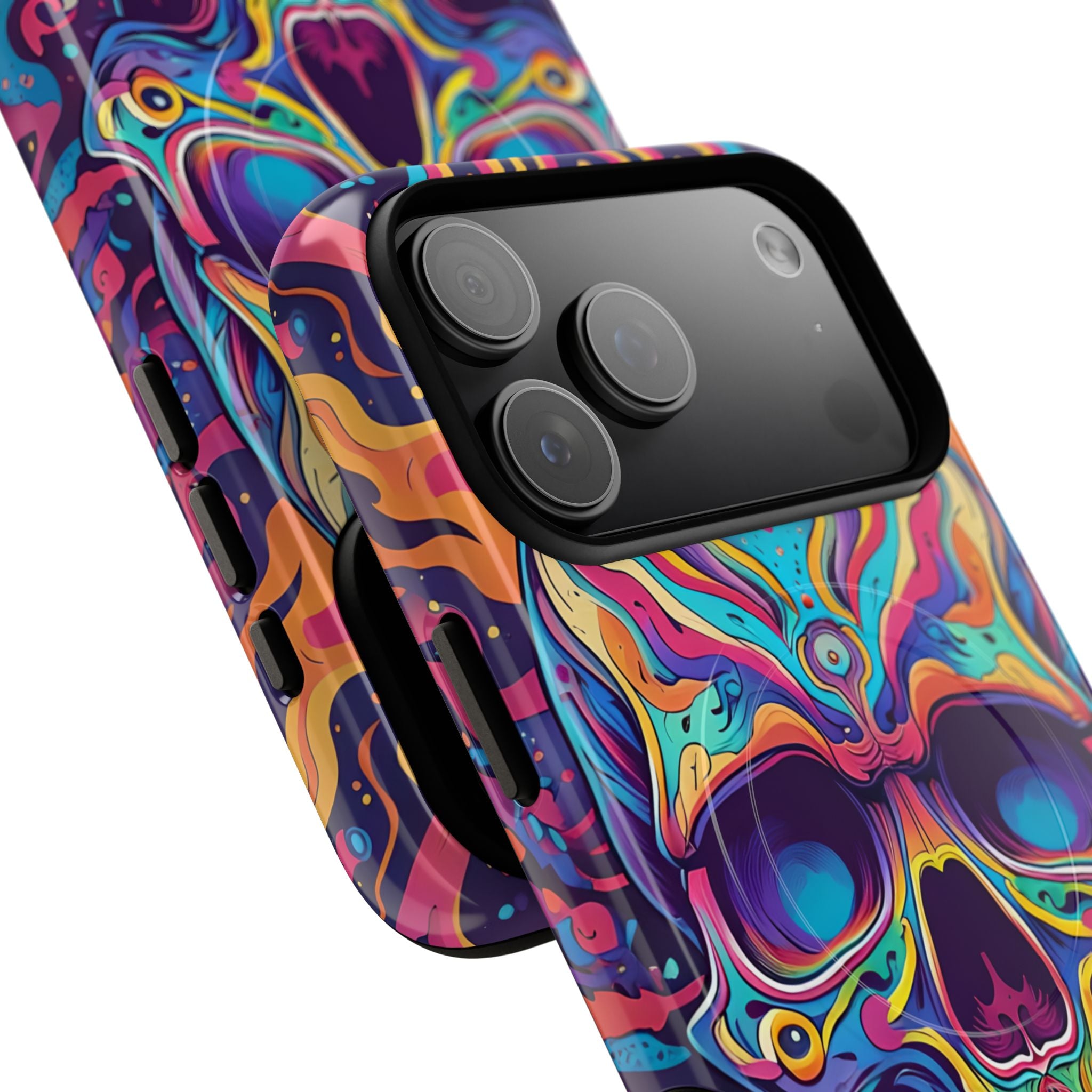 Flaming Skull iPhone 17 Pro Max Case - Tough+ - CASE•BOB