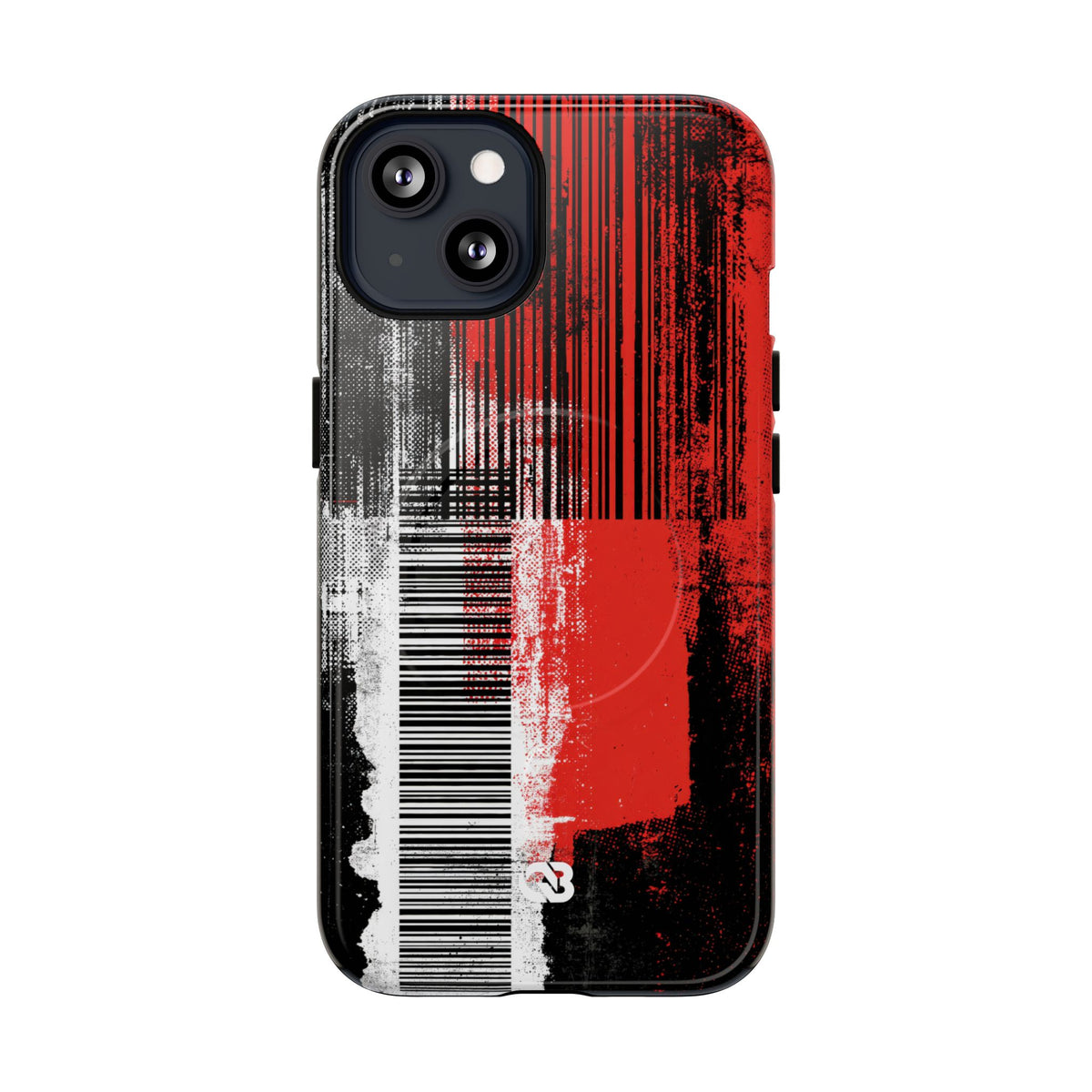 Distorted Barcode · Tough 2.0 Magnetic Phone Case for iPhone · Black