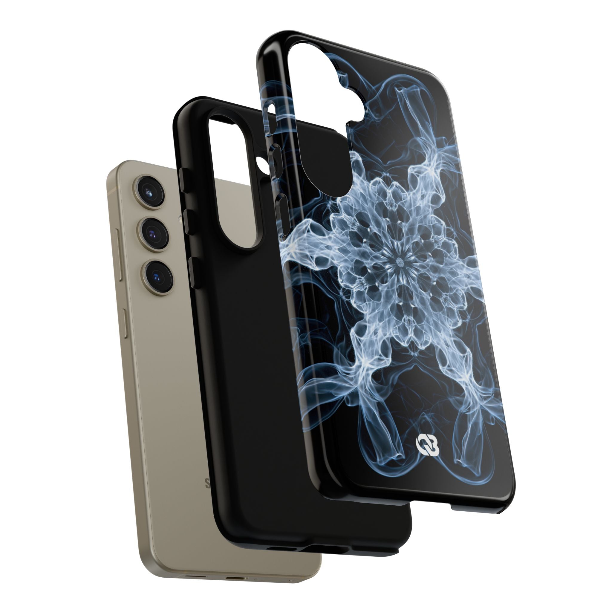 Blue Tough Phone Case for Samsung - Glacial Smoke Crown
