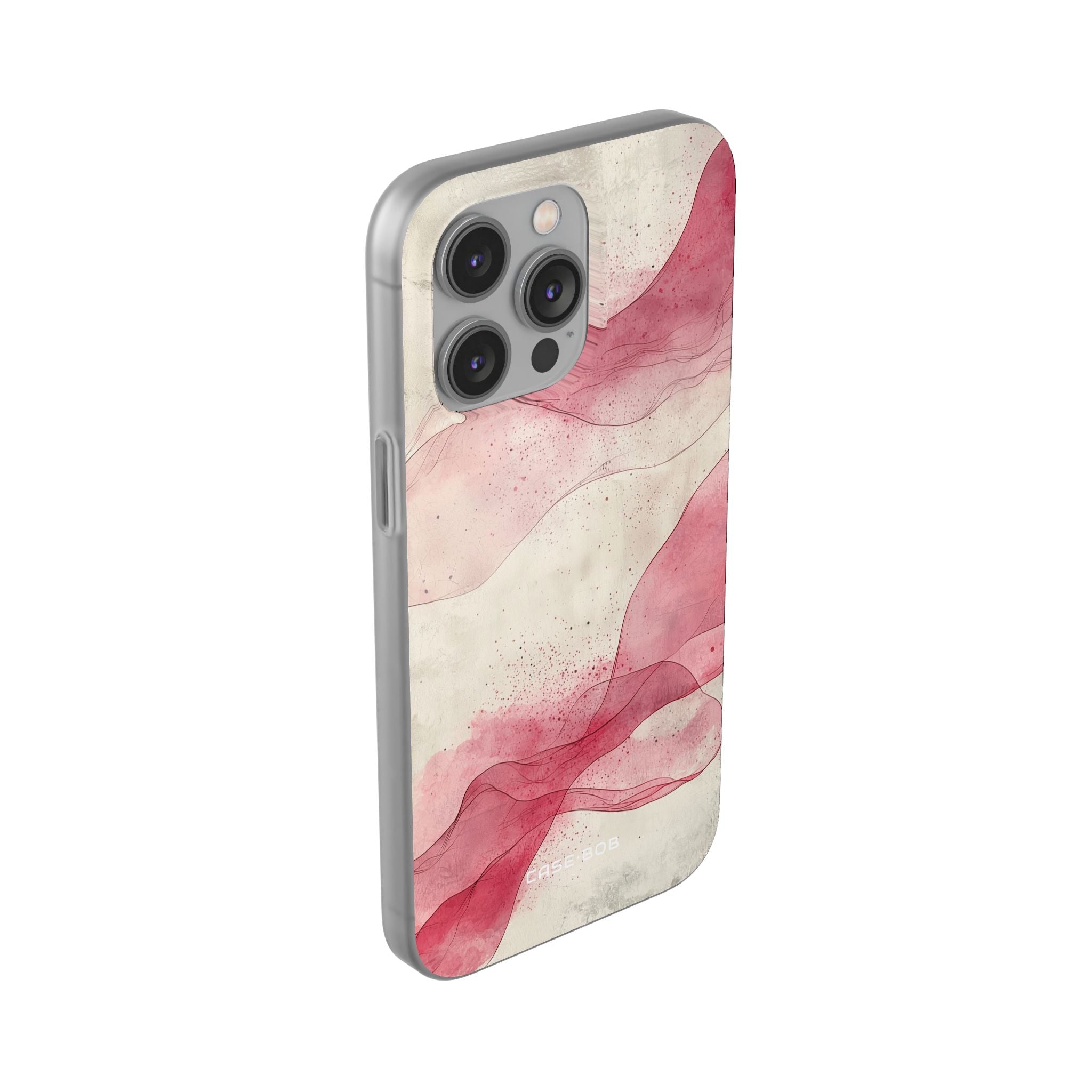 Crimson Waves iPhone 14 Pro Max Case - Soft