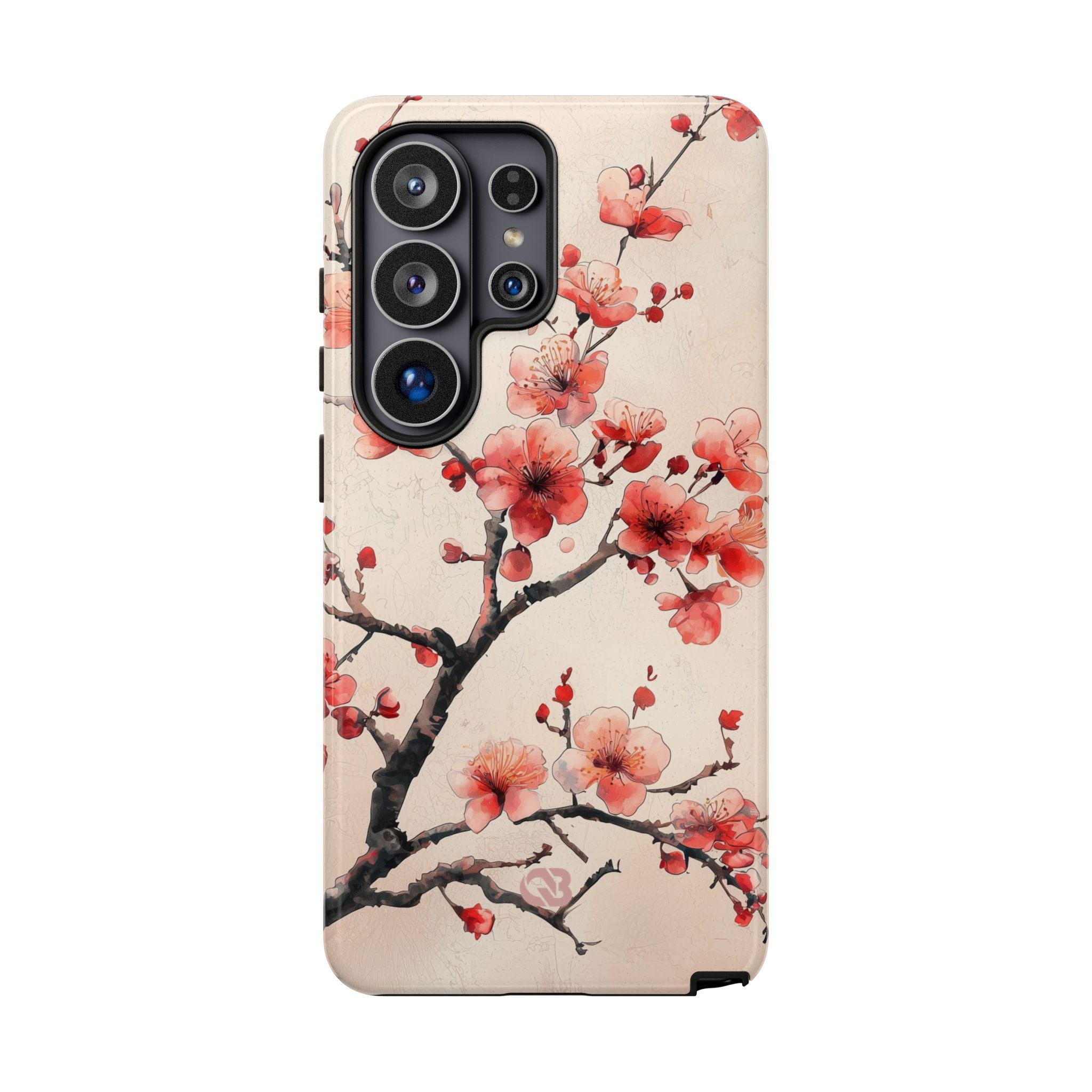 Crimson Silk Flora · Tough Phone Case for Samsung