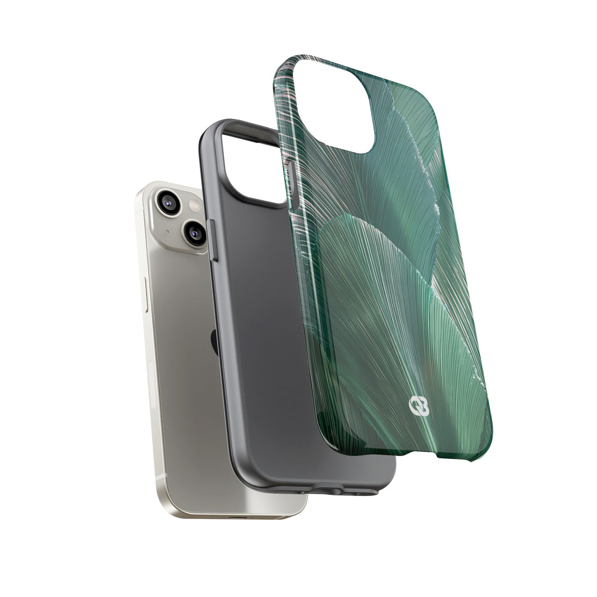 Translucent Fan Palm · Tough Phone Case for iPhone · Teal
