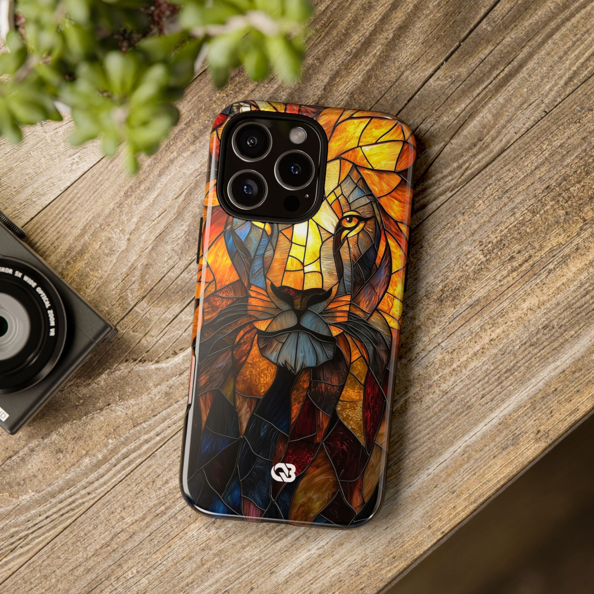 Amber Glass Lion · Tough Phone Case for iPhone