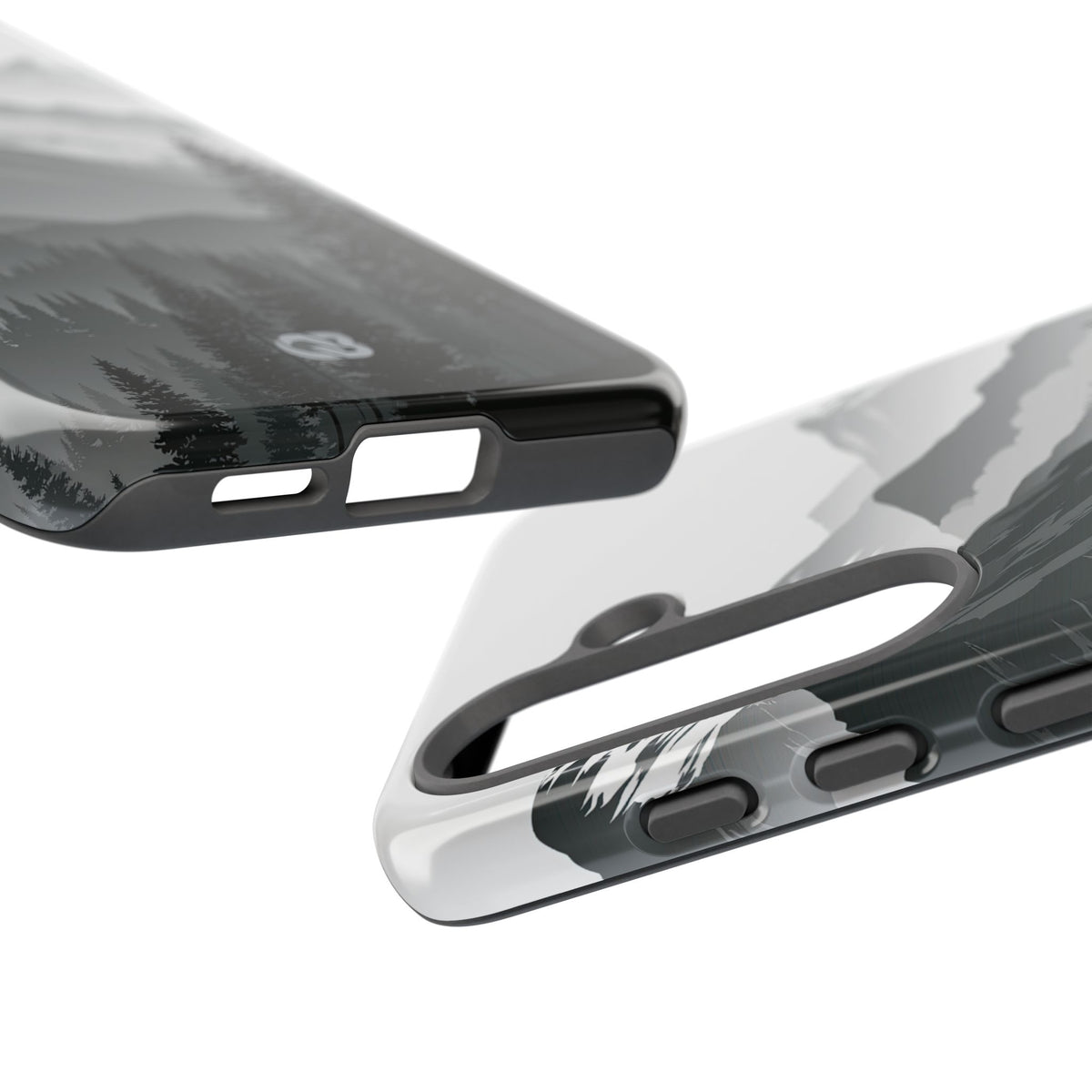 Grey Tough Phone Case for Samsung - Granite Ridge Mist