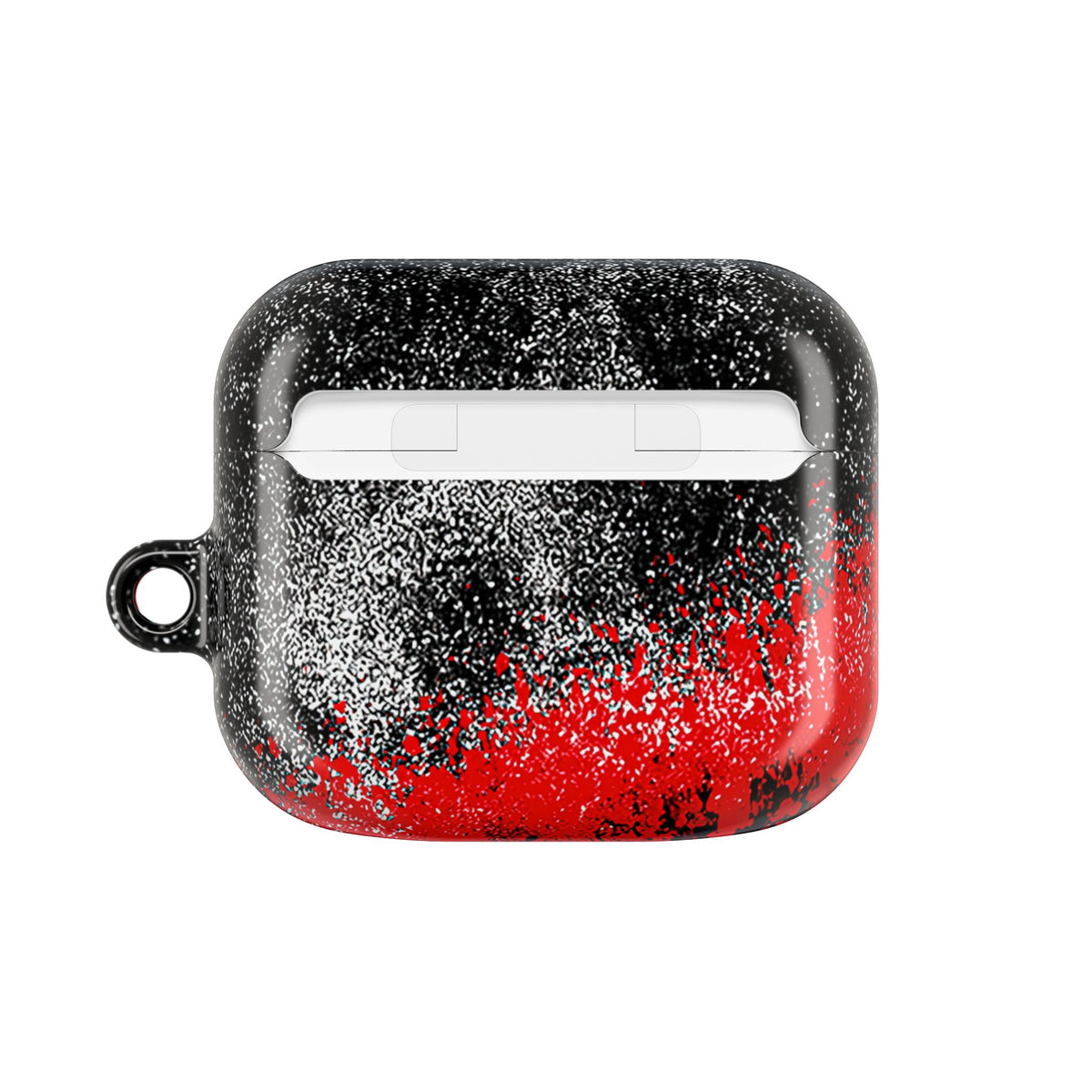 Crimson Noir Drip · Hard Case for AirPods & AirPods Pro · Black