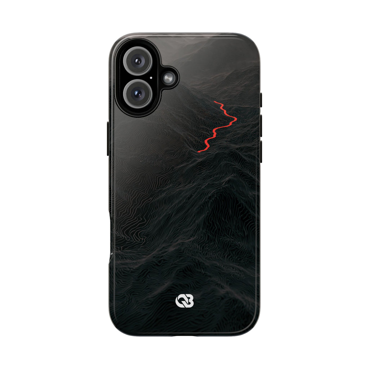 Crimson Ridge Pass · Tough Phone Case for iPhone · Black
