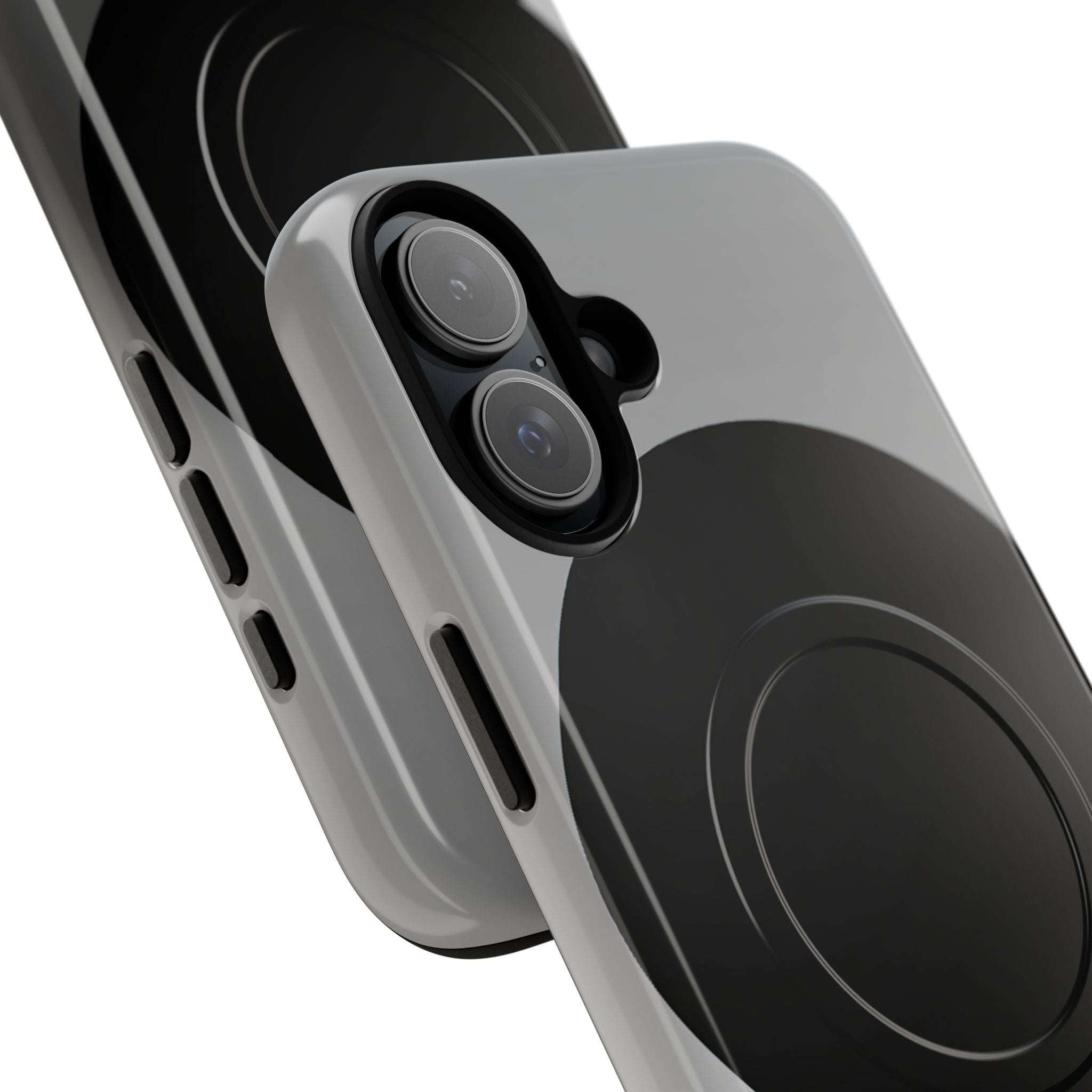 Grey Tough 2.0 Magsafe Phone Case for iPhone - Matte Onyx Sphere