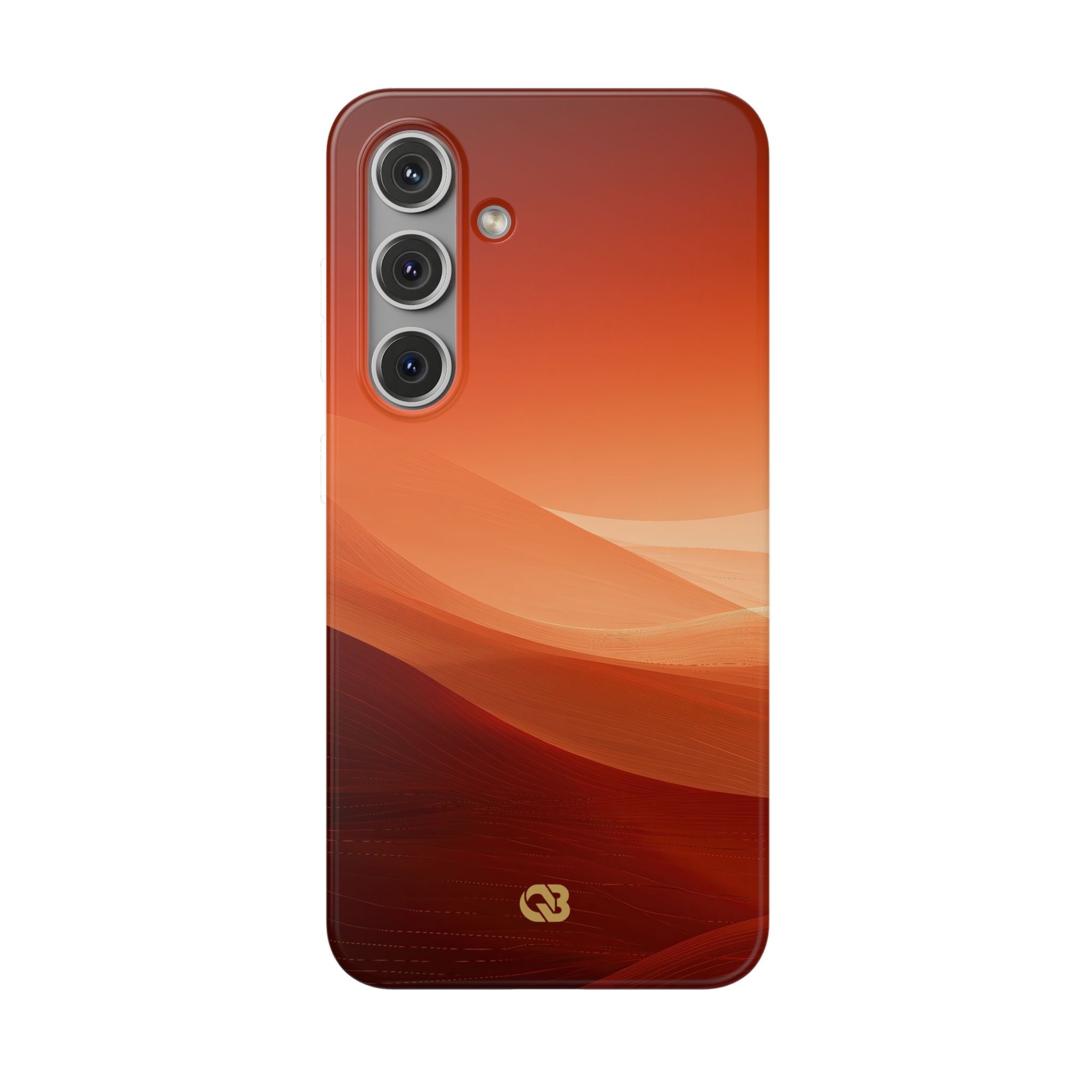 Orange Lite Phone Case for Samsung - Crimson Dune Gradient