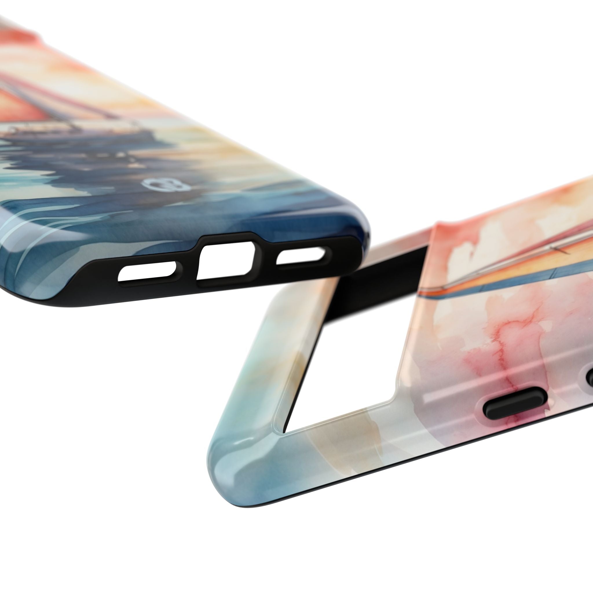 Crimson Horizon Sail · Tough Phone Case for Google Pixel