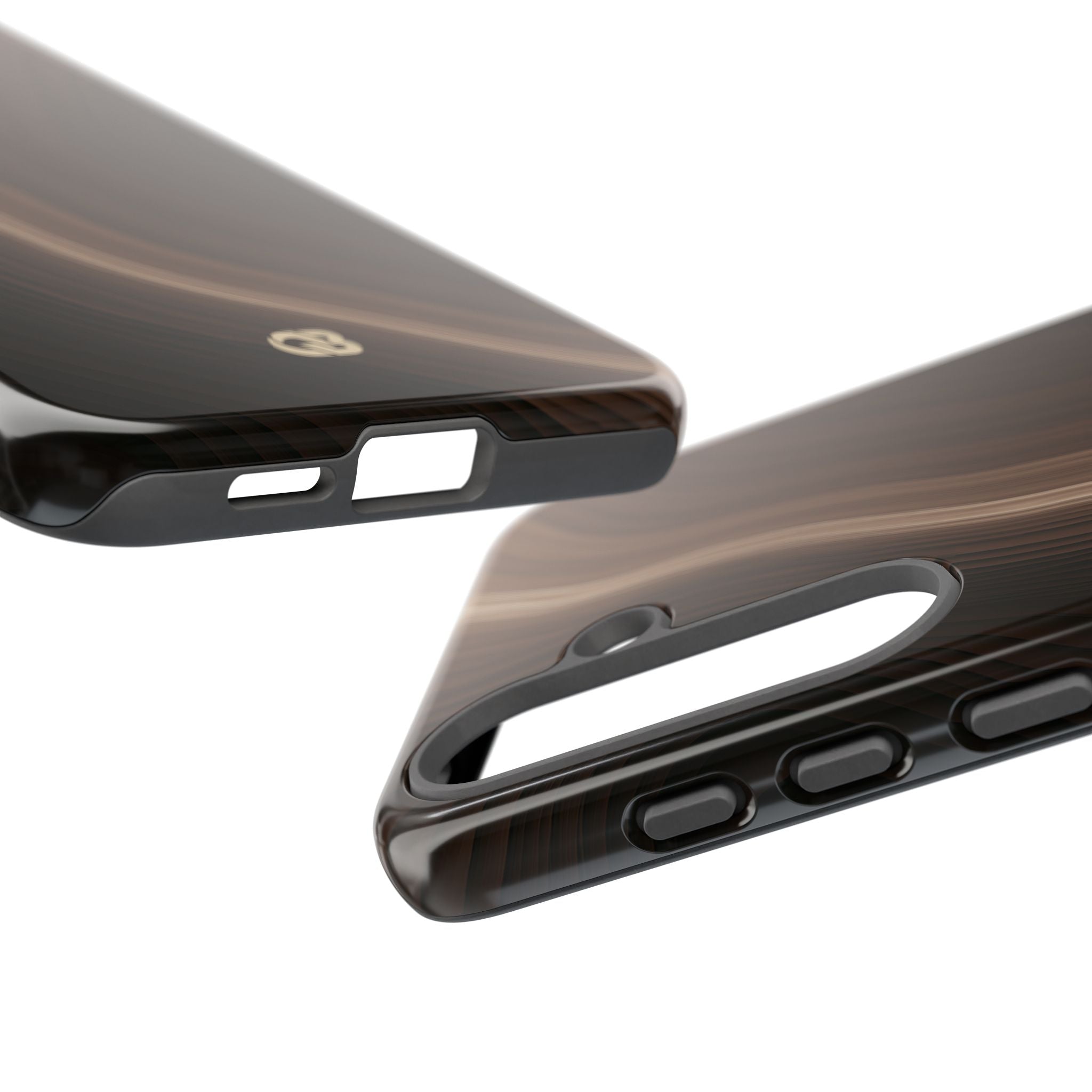 Brown Tough Phone Case for Samsung - Bronzed Canyon Relief