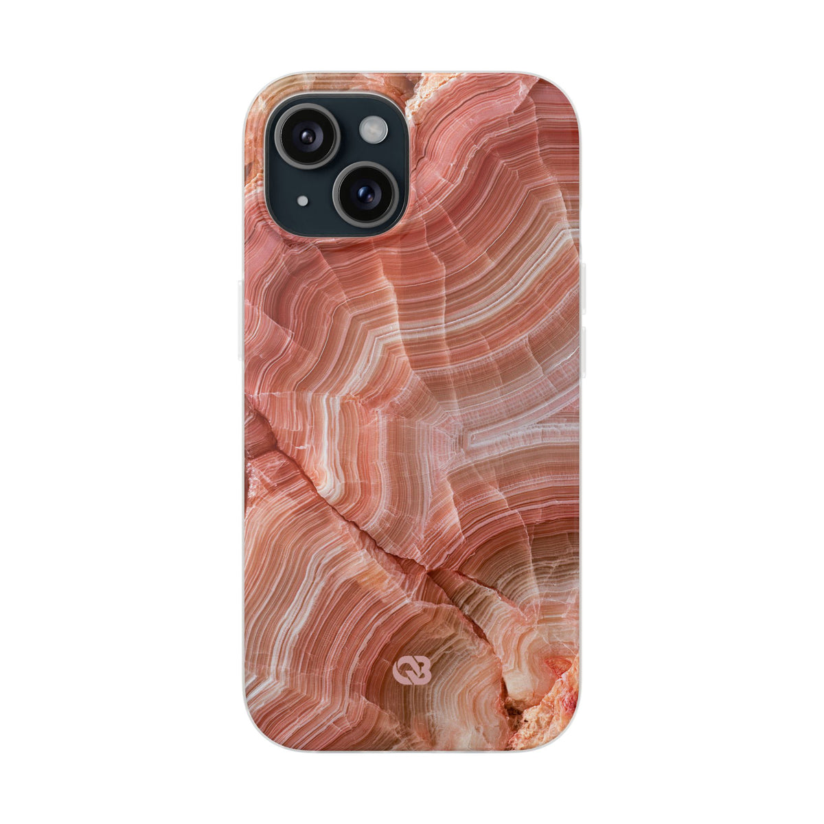 Blushing Rose Strata · Lite Phone Case for iPhone · Pink