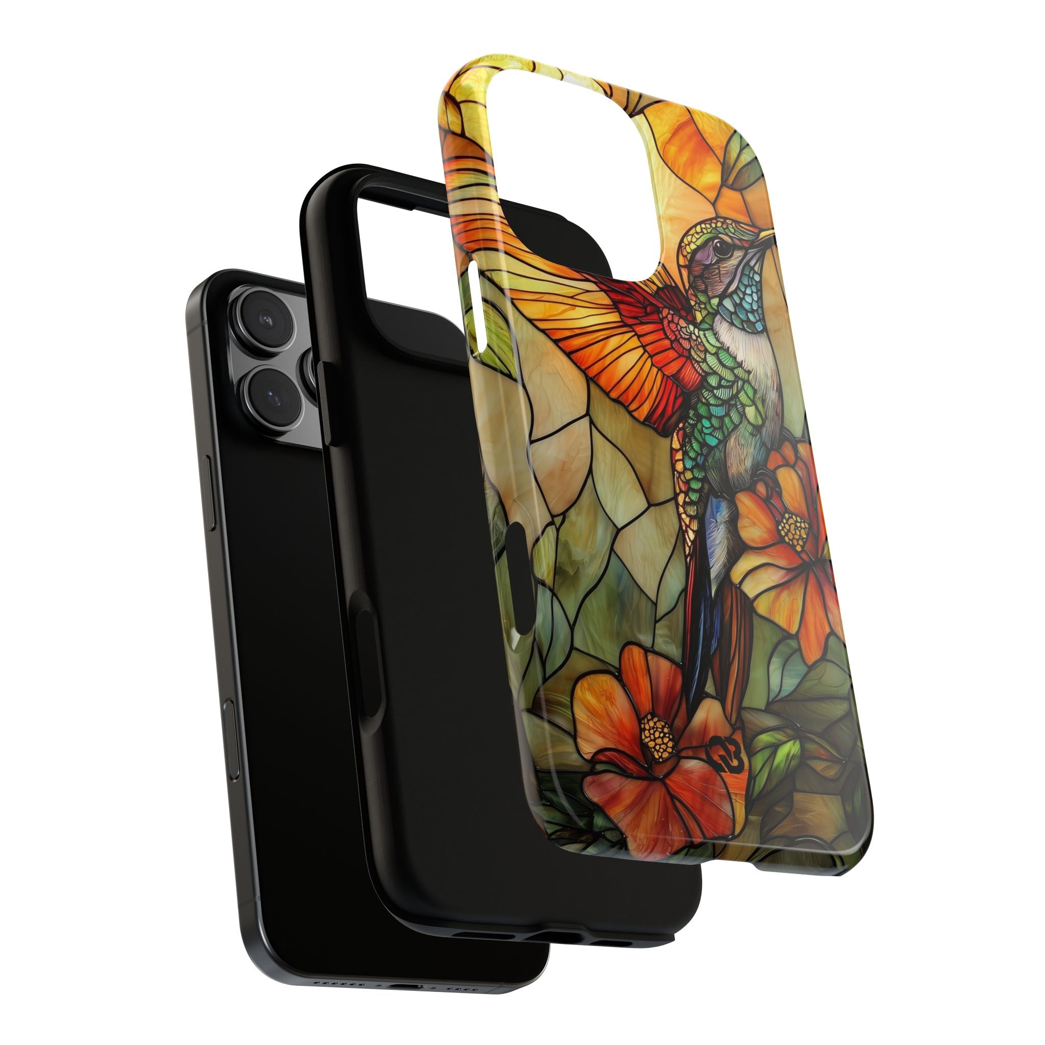Amber Glass Hummingbird · Tough Phone Case for iPhone