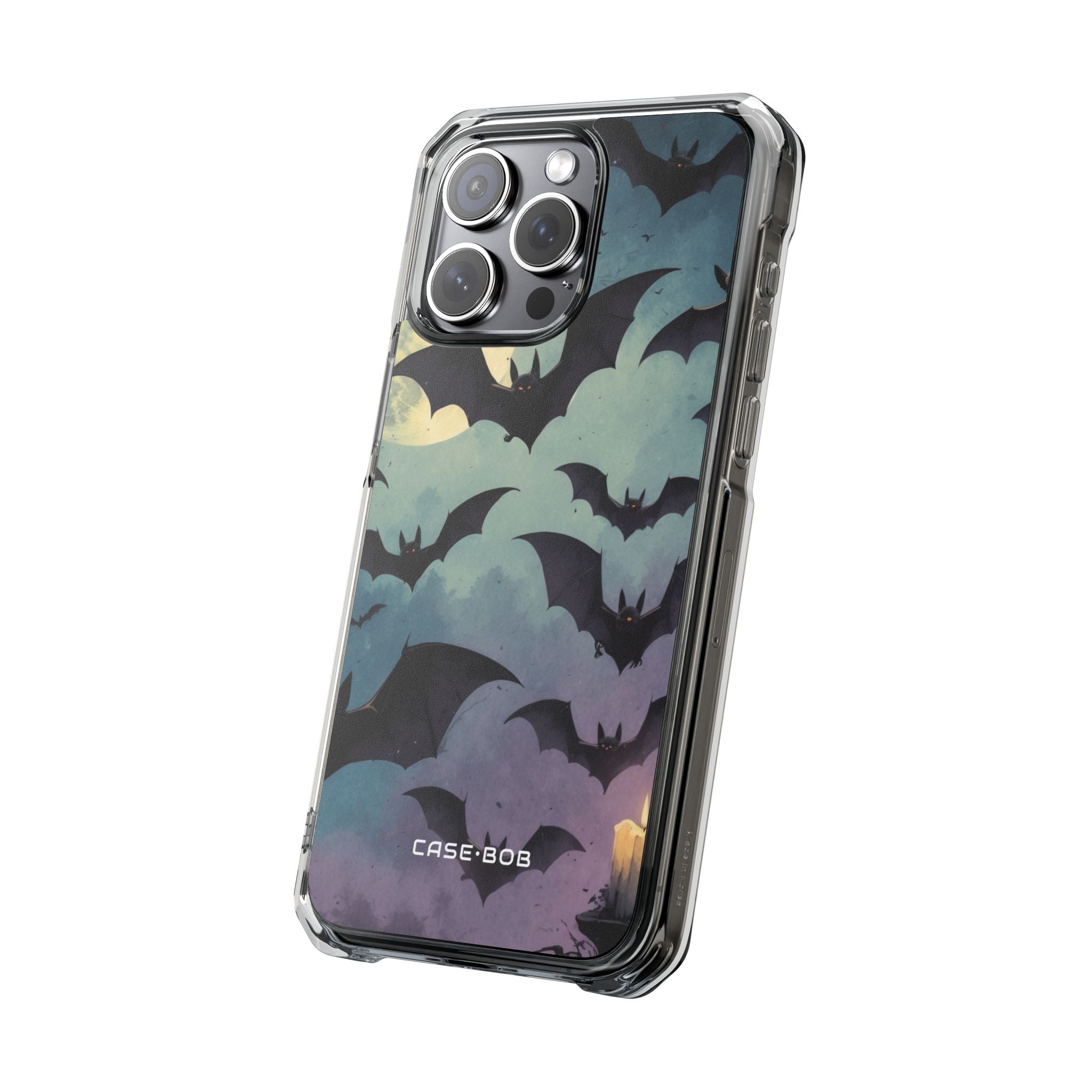 Leuchtender Fledermaus-Schwarm iPhone 15 Pro Max Case - Impact