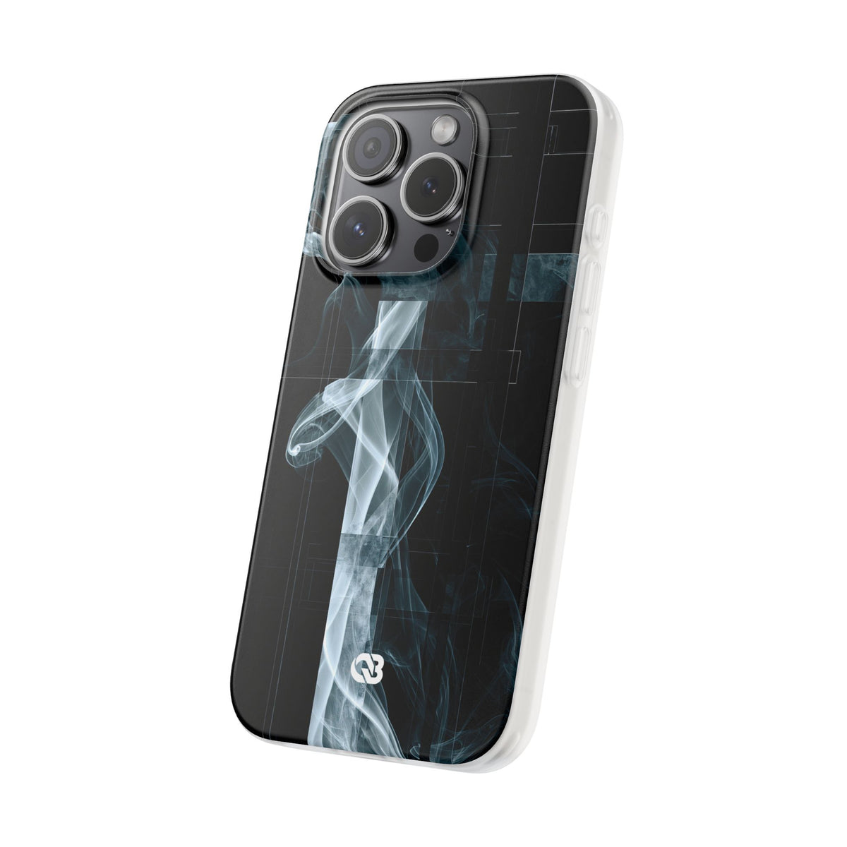Fractured Smoke · Lite Phone Case for iPhone · Black