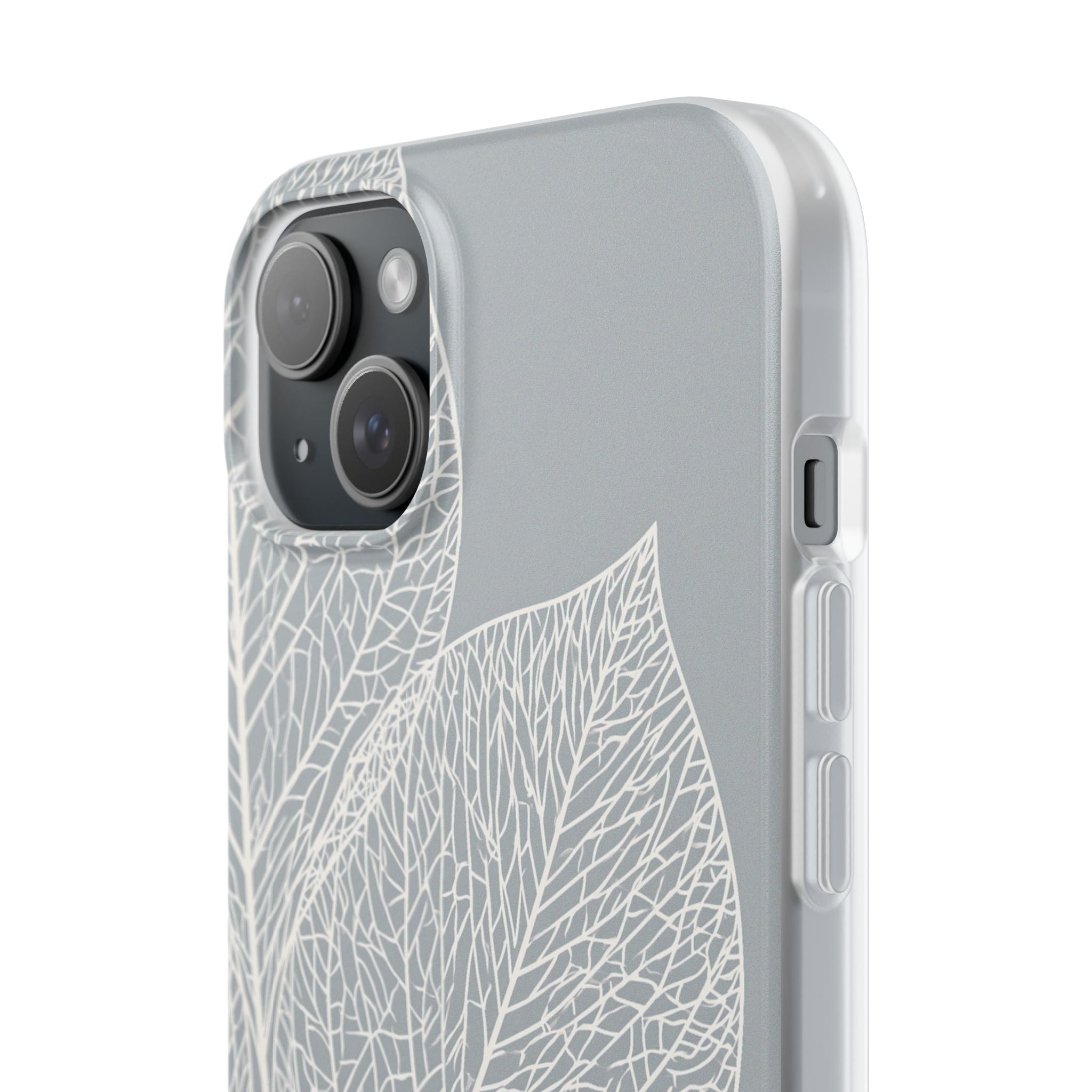 Grey Lite Phone Case for iPhone - Frosted Ash Veins