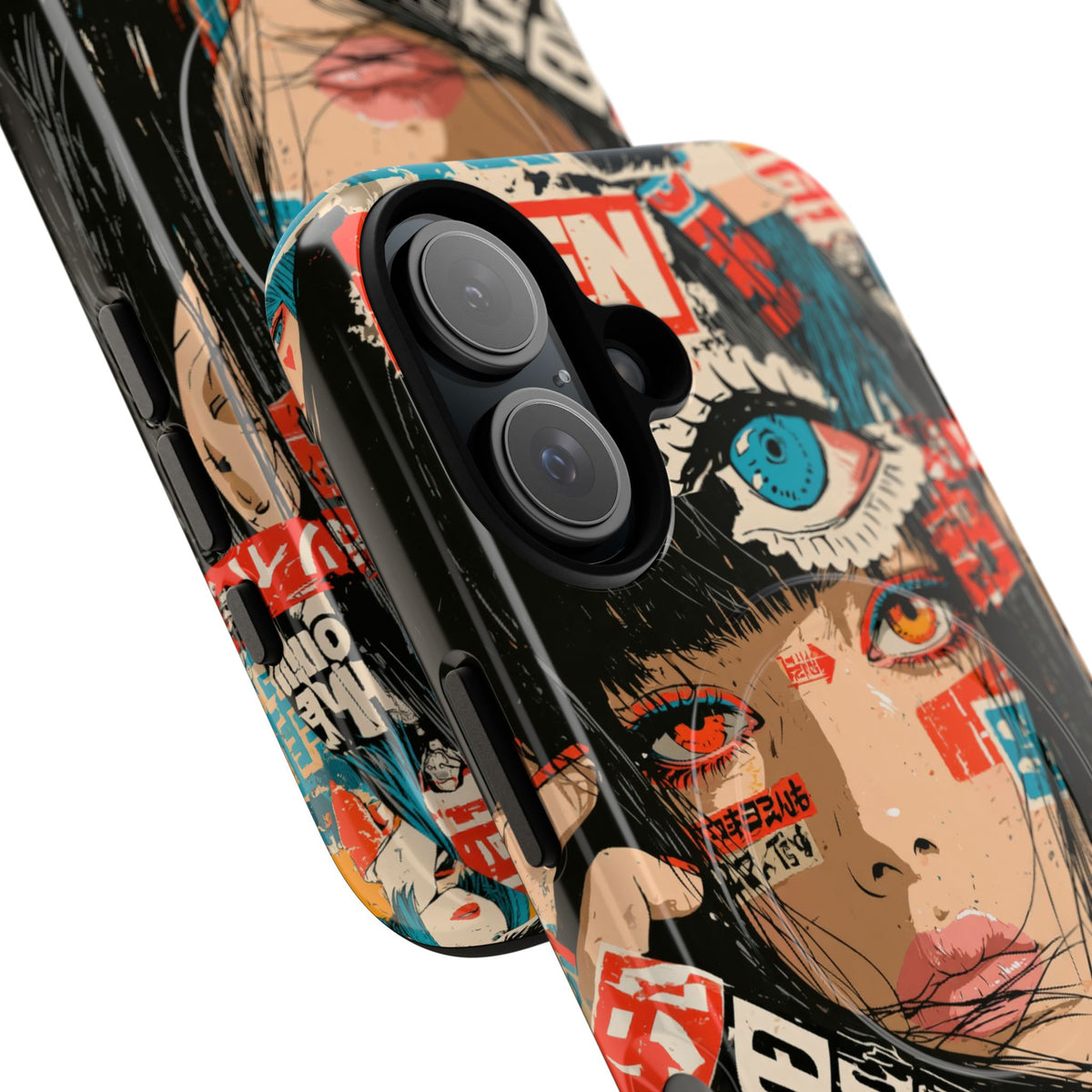 Shibuya Street Collage · Tough 2.0 Magnetic Phone Case for iPhone · Red