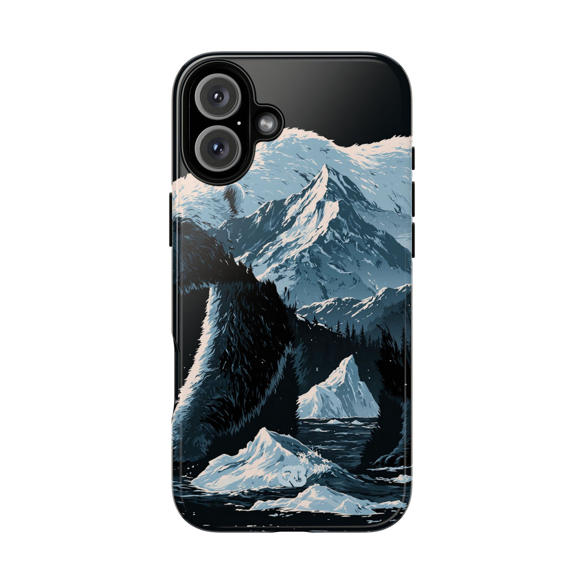 Nordic Arctic Bear · Tough Phone Case for iPhone · Black