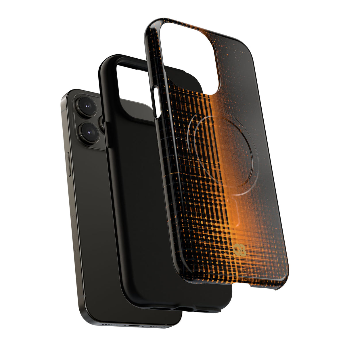Amber Frequency · Tough 2.0 Magnetic Phone Case for iPhone · Orange