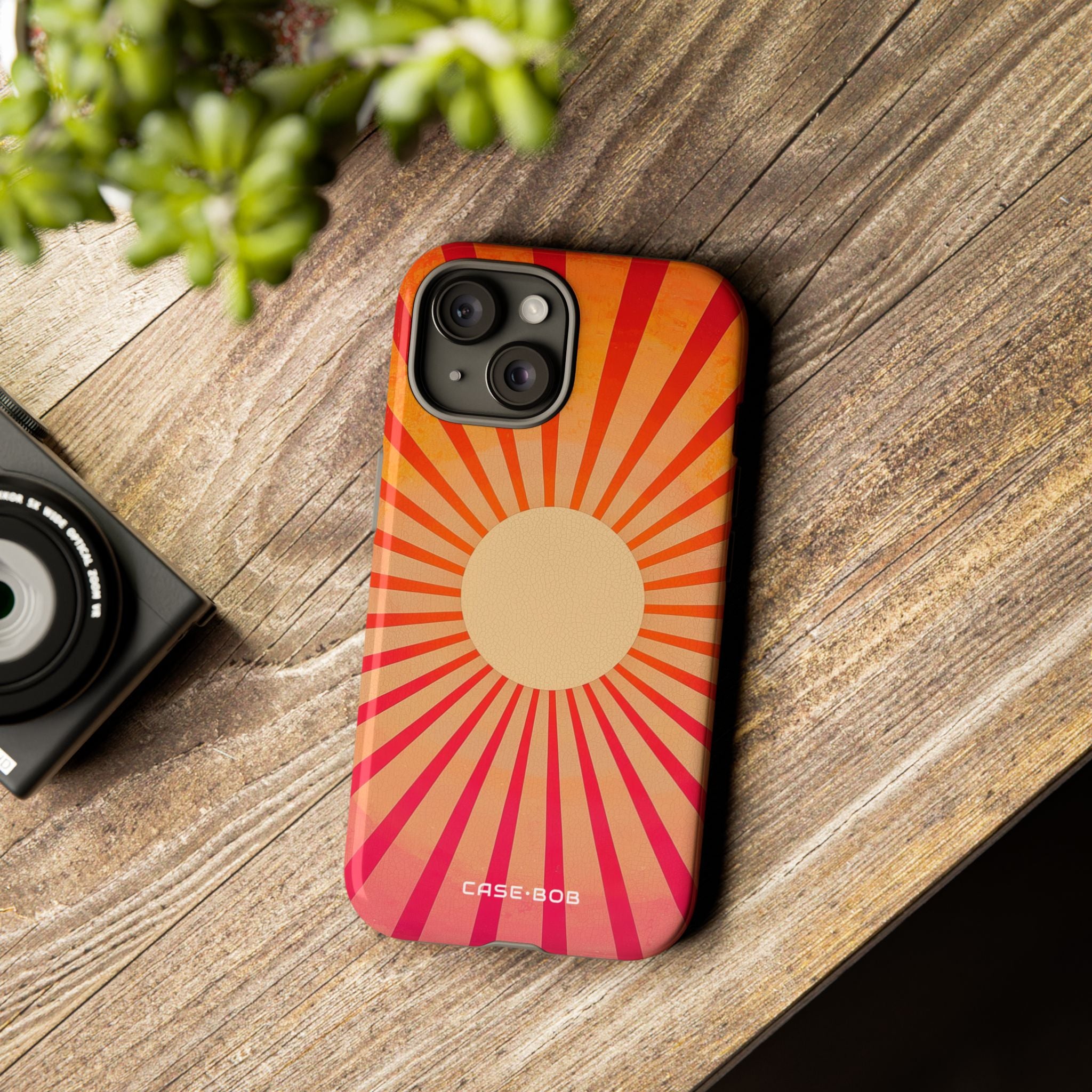 Sunburst Radiance iPhone 15 Case - Tough