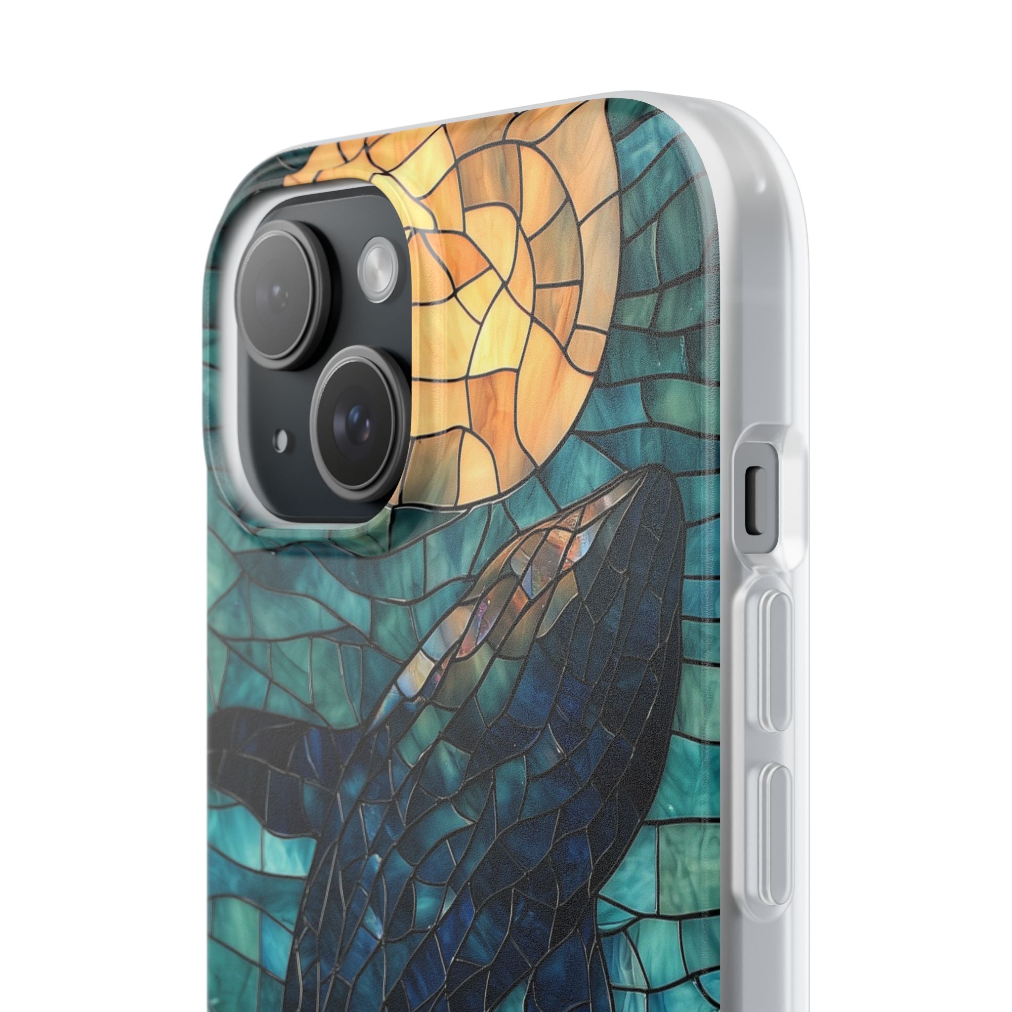 Celestial Whale iPhone 15 Case - Soft