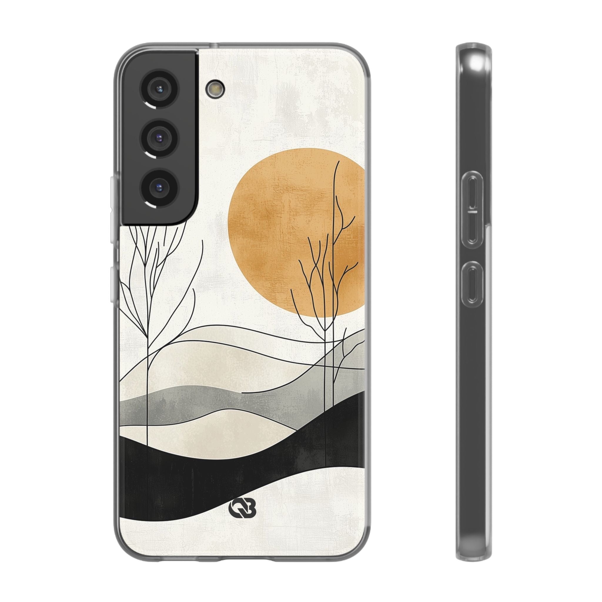 Burnt Horizon Lines · Soft Custodia per Samsung