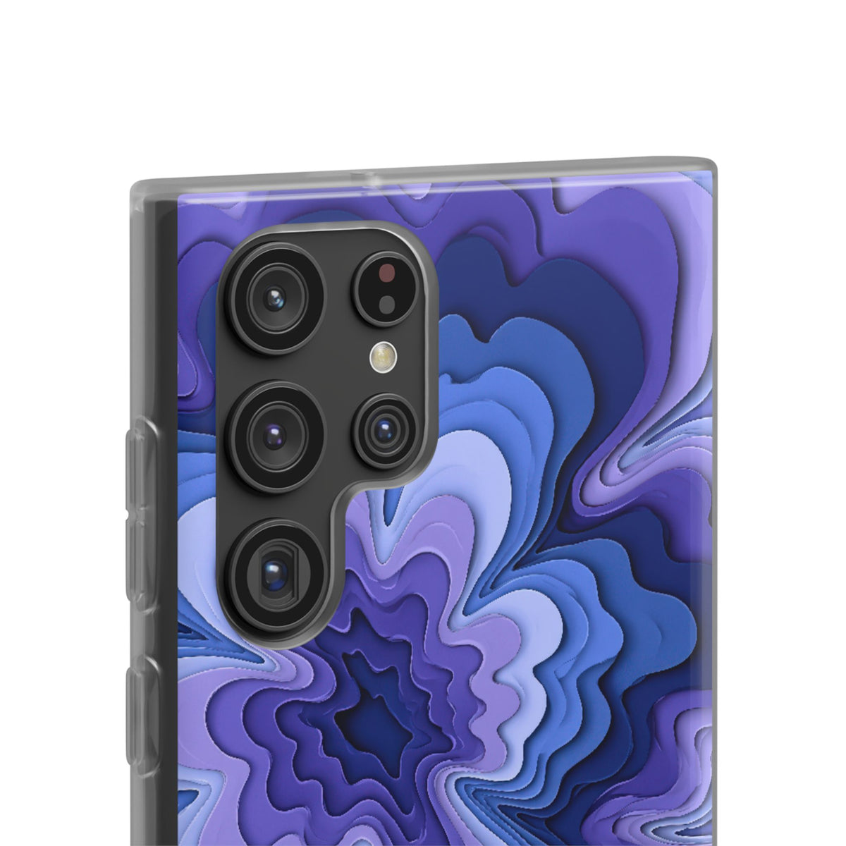 Periwinkle Strata Bloom · Lite Phone Case for Samsung · Purple