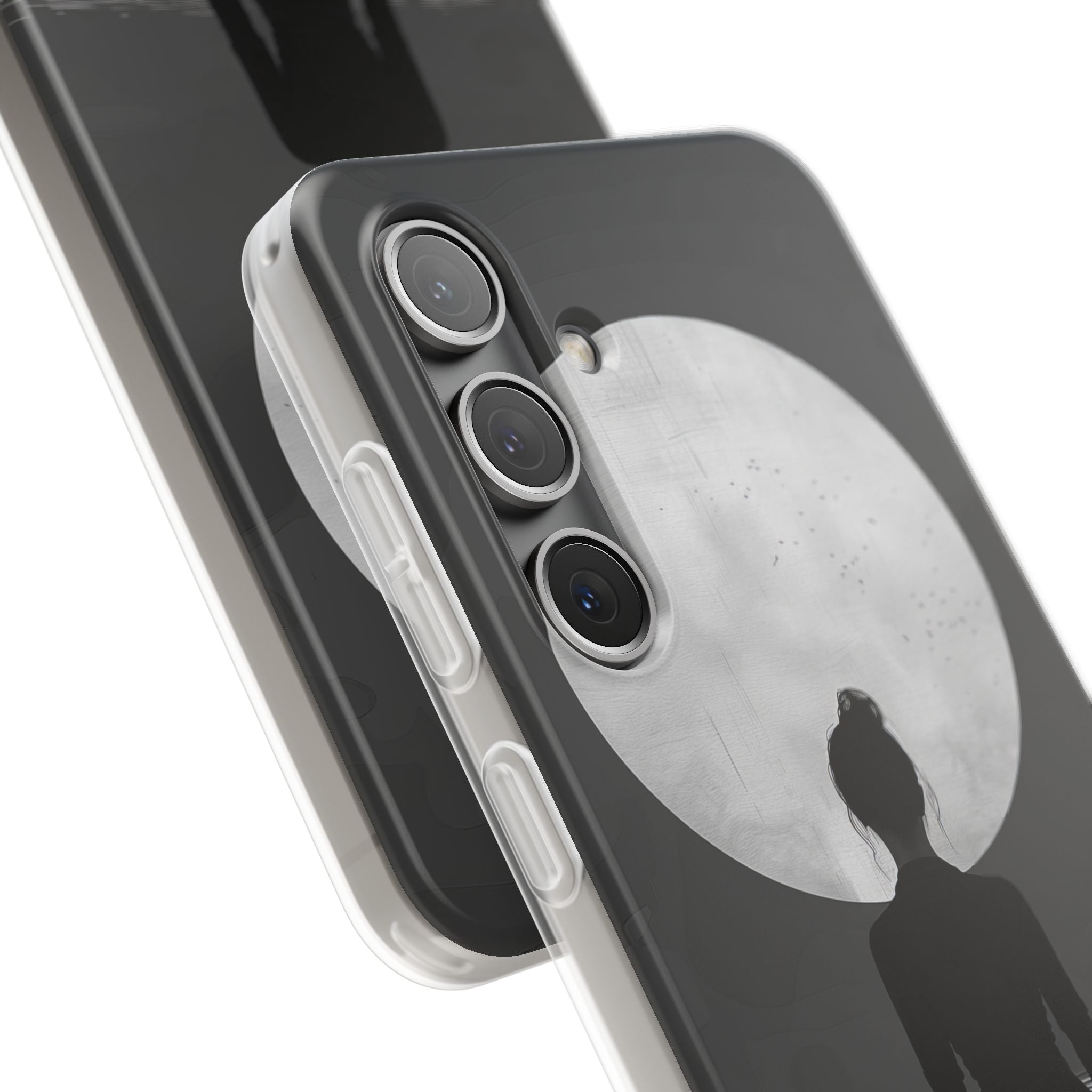 Silhouette Moonlight Samsung S24 Case - Soft