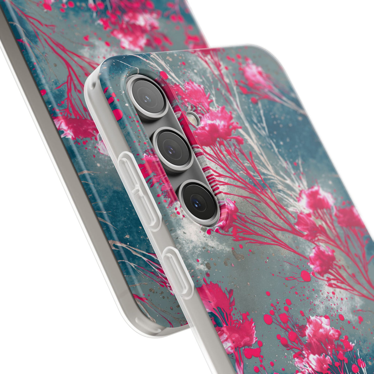 Cyber Blossom · Lite Phone Case for Samsung · Teal