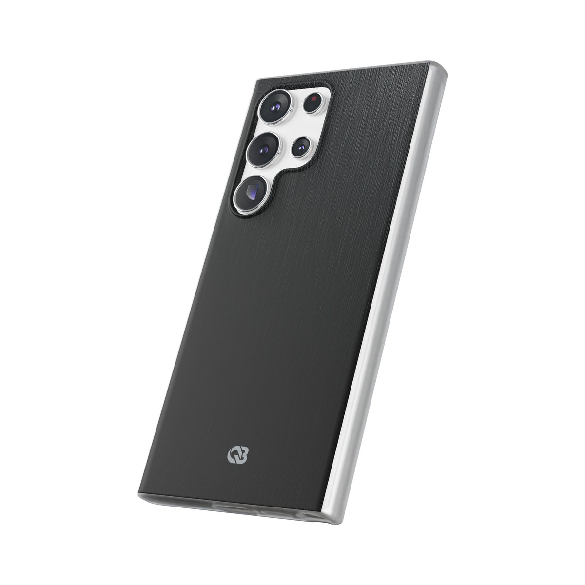 Obsidian Brushed Steel · Lite Phone Case for Samsung · Black