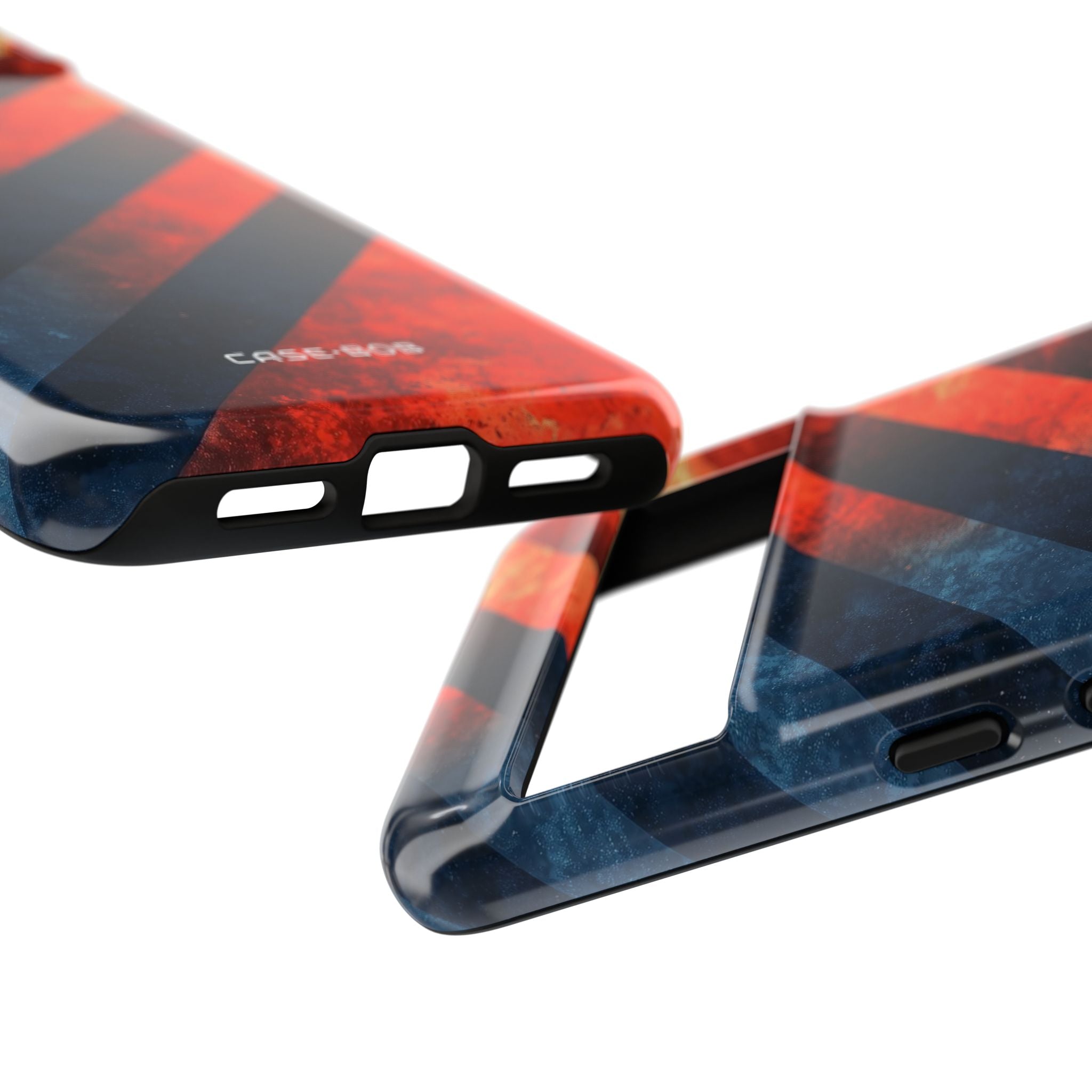 Diagonale Streifen Blaze Google Pixel 8 Pro Case - Tough