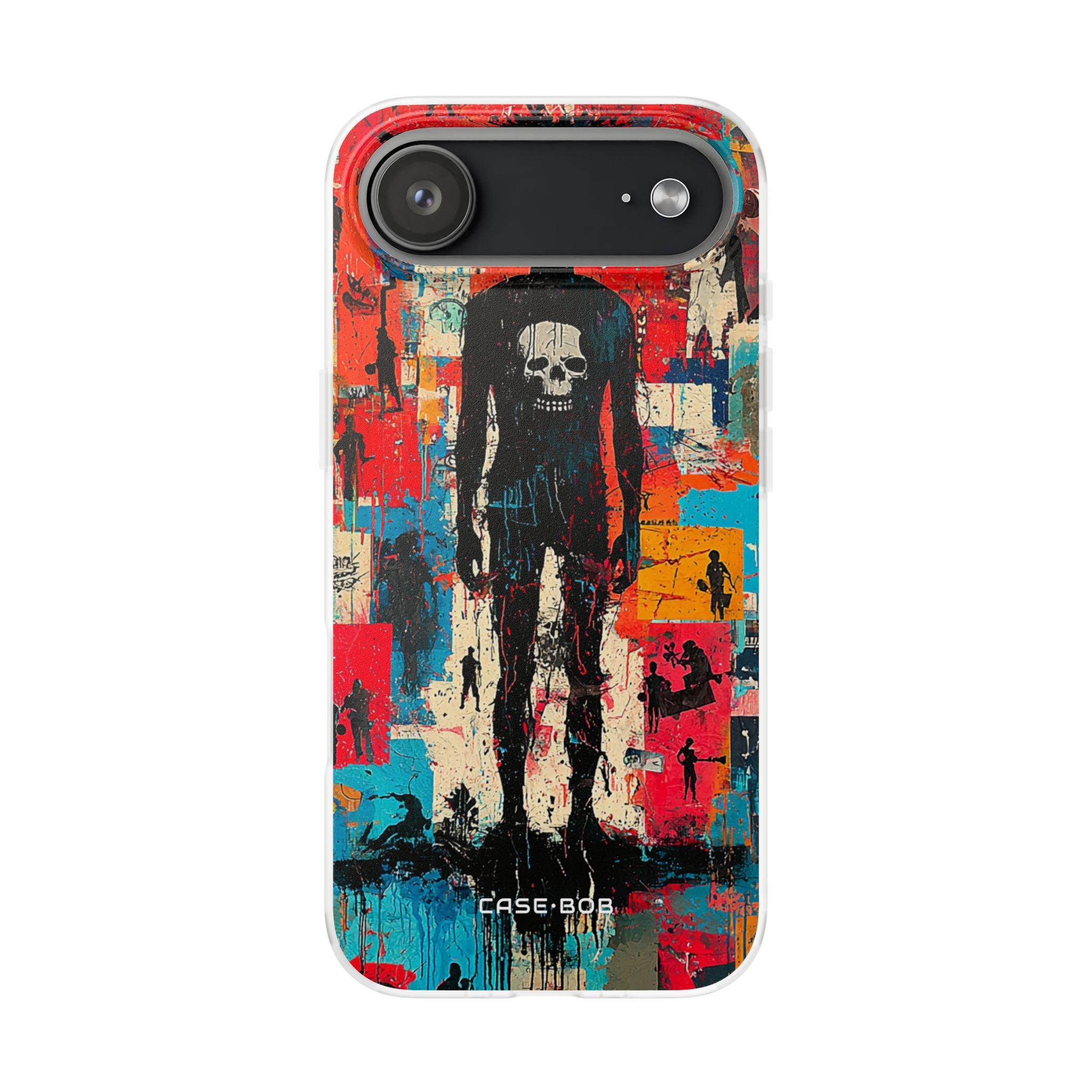 Spiky Skull Silhouette iPhone 17 Air Case - Soft - CASE•BOB