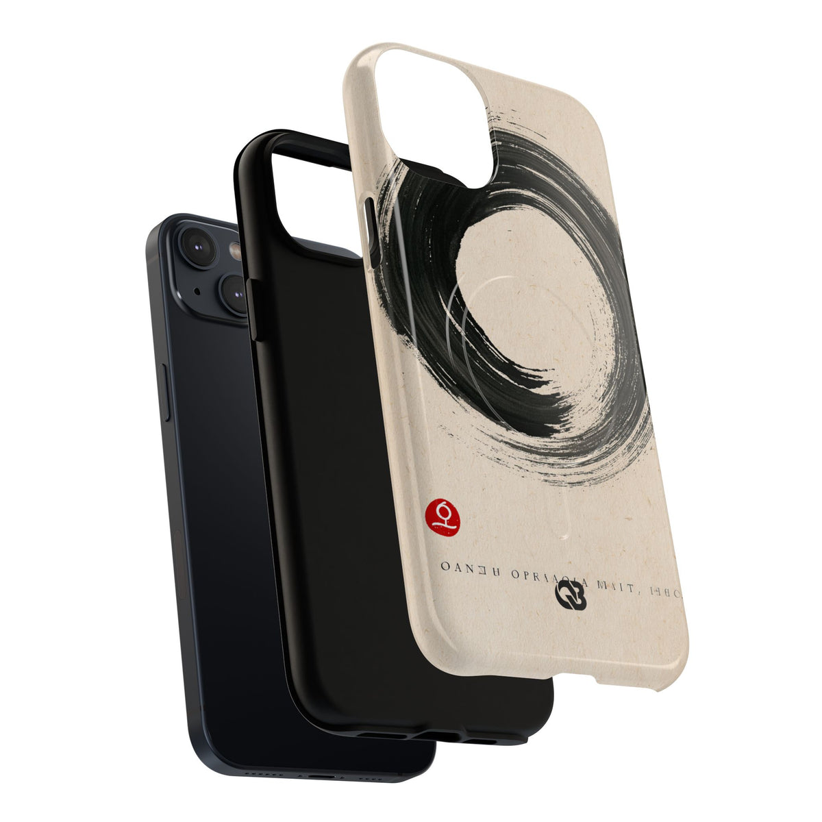 Zen Ensō Circle · Tough 2.0 Magnetic Phone Case for iPhone · Beige