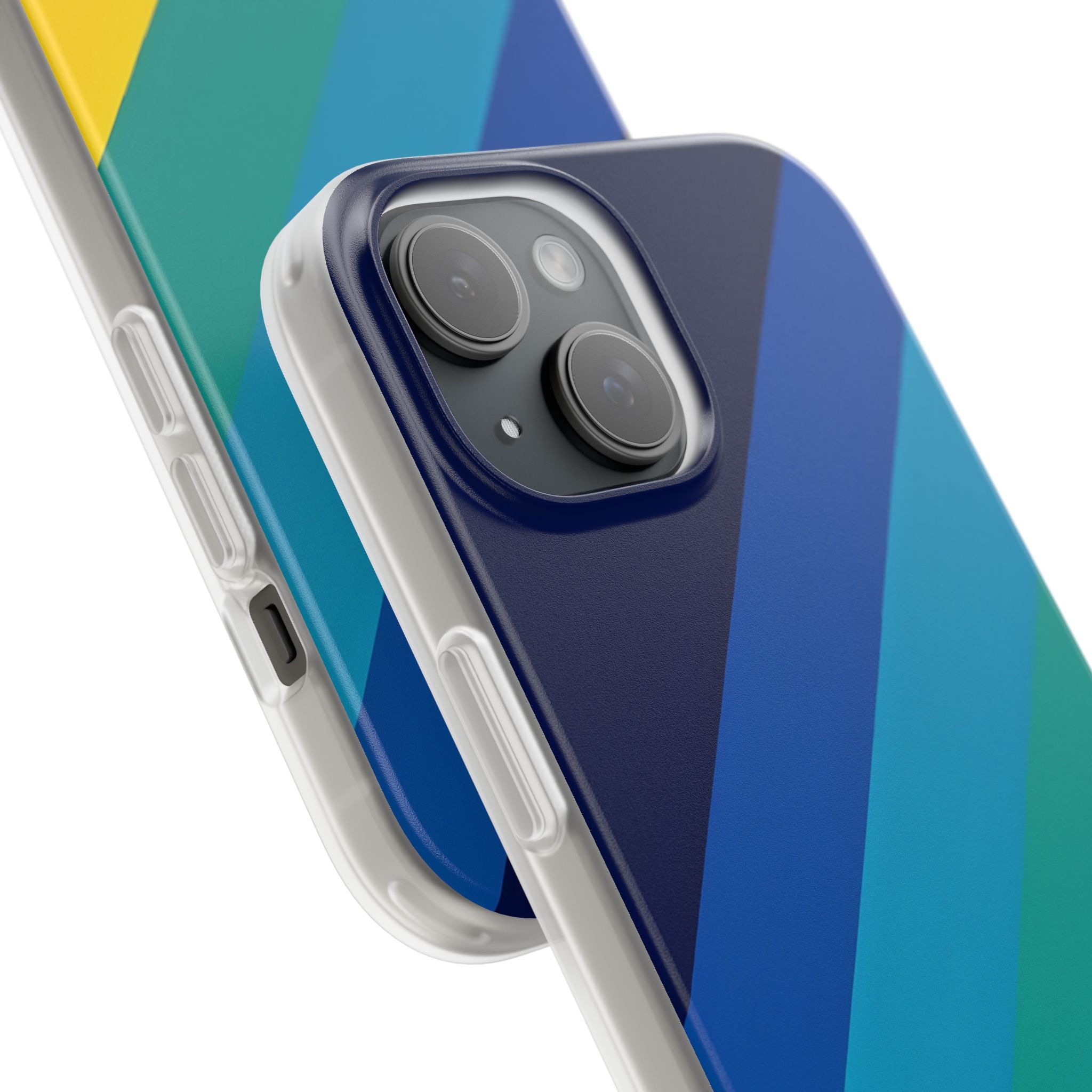 Prismatic Slant · Soft Phone Case for iPhone