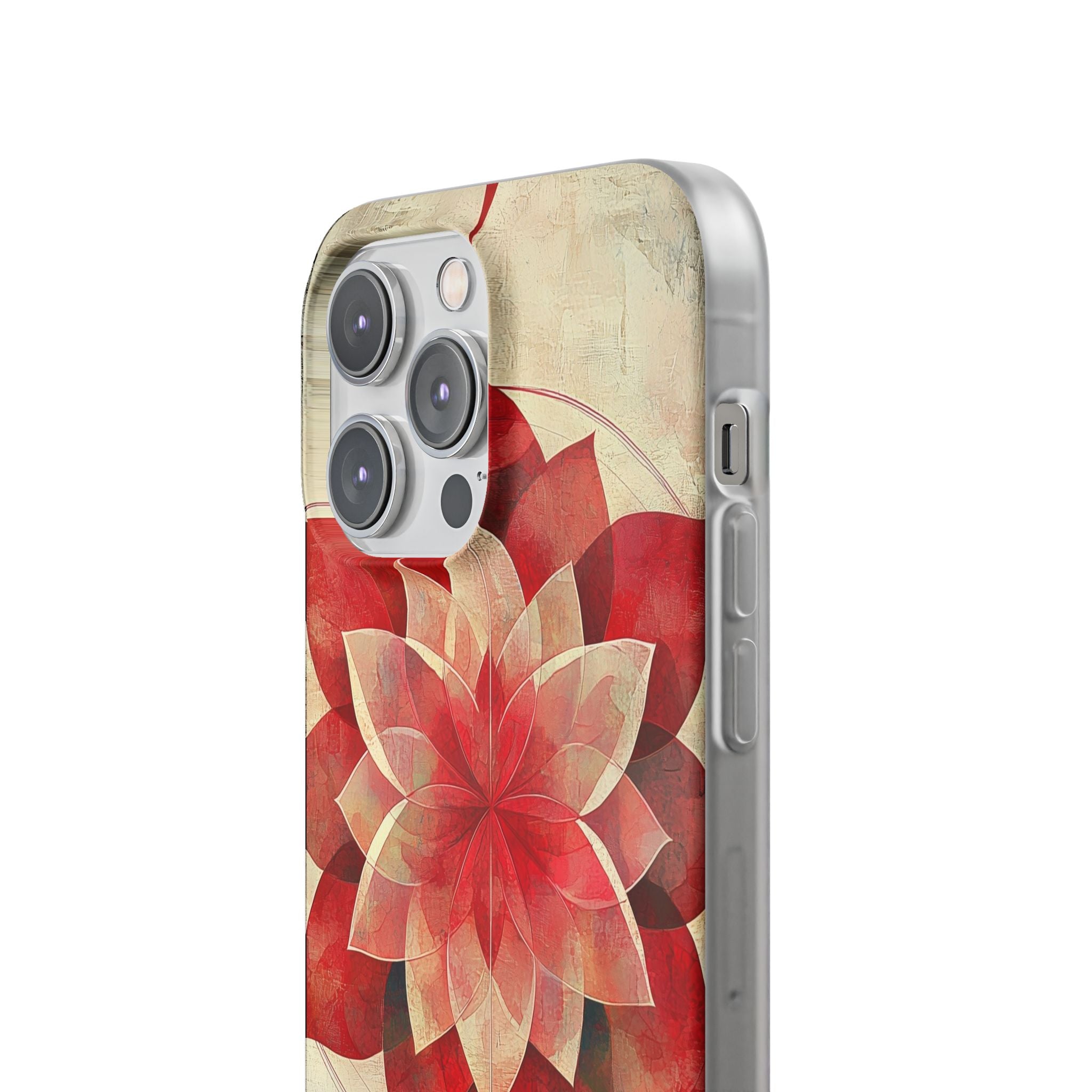 Crimson Bloom iPhone 14 Pro Max Case - Soft