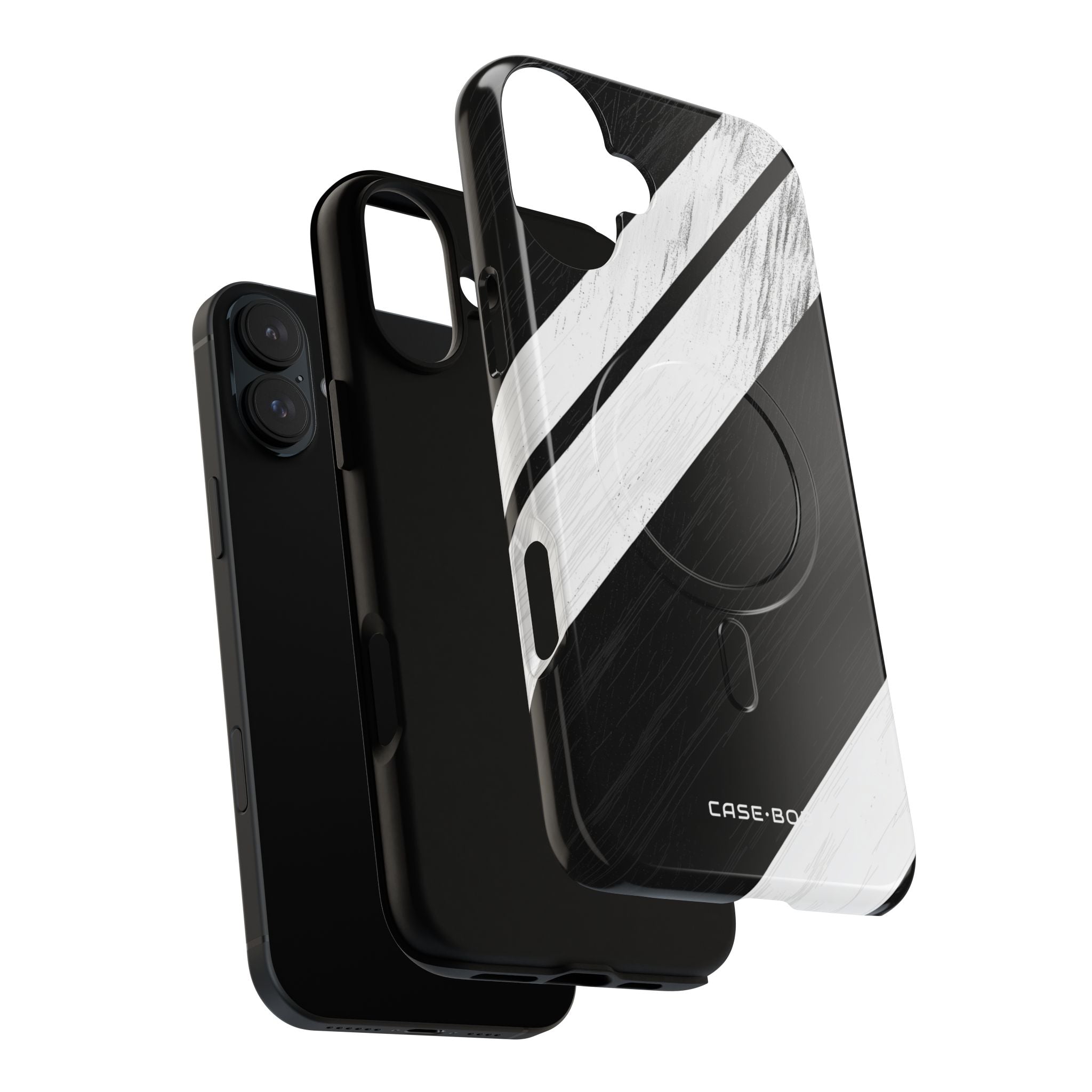 Distressed Streifen Bewegung iPhone 16 Plus Case - Tough+